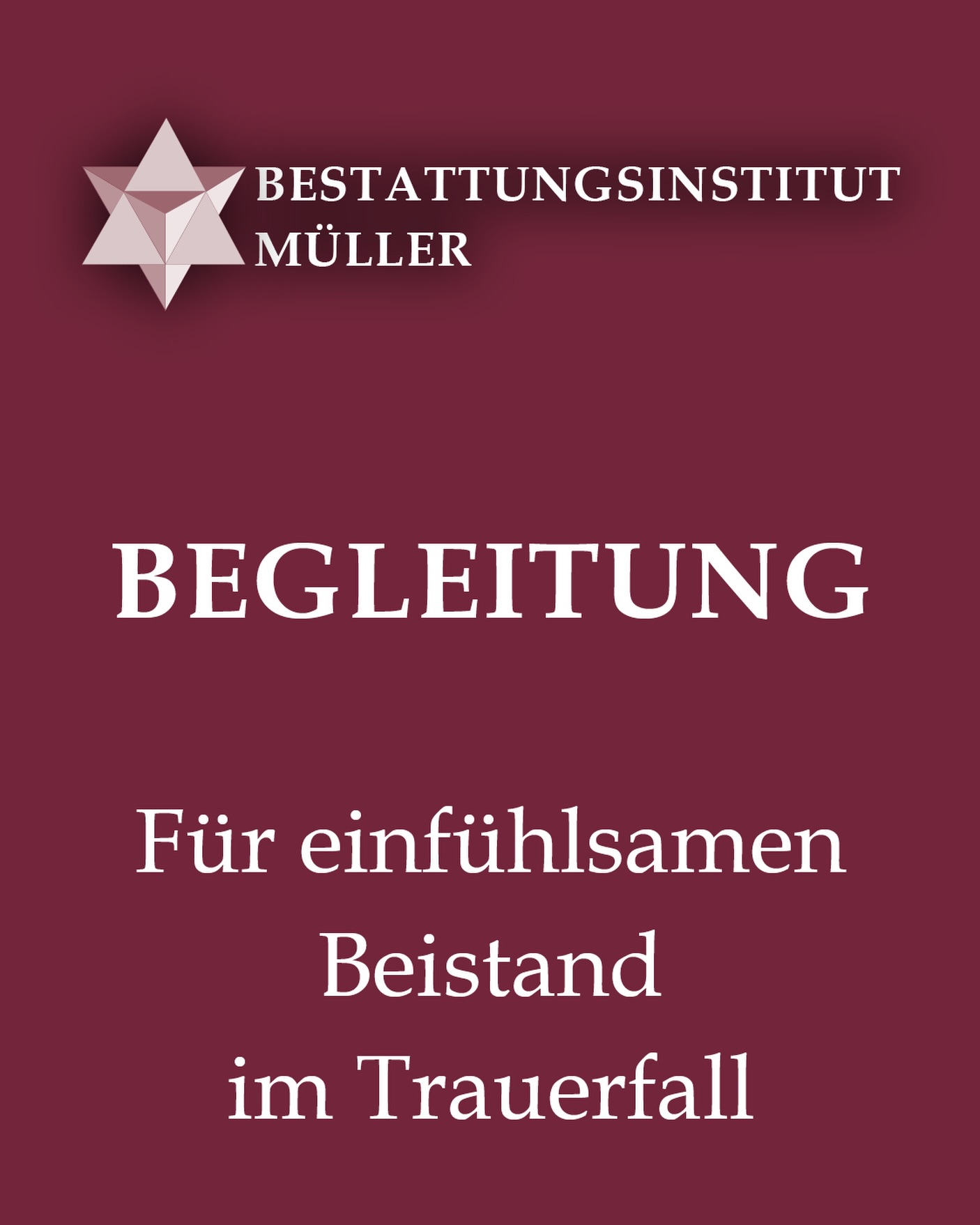🌿 Unterstützung erfahren. Ein Abschied für immer ist für Angehörige nur schwer zu begreifen.
Deshalb sollten sich Betroffene nach dem Verlust eines geliebten Menschen Zeit nehmen können, um zu trauern. Gerne schaffen wir Ihnen den notwendigen Freiraum
und übernehmen für Sie zuverlässig u. a. die Abwicklung der Formalitäten, Behördengänge, die Organisation und die Terminabsprachen rund um die Beisetzung. Wir unterstützen Sie in allen wichtigen Entscheidungen
und beraten Sie gerne auch zu Hause. Für einfühlsamen Beistand im Trauerfall ..
#24h #soforthilfe #durchgehendonline #immererreichbar #trauerfall erdbestattung feuerbestattung seebestattung beistand trauerfeier bestattungsvorsorge überführung bestattungsinstitut donaueschingen bräunlingen blumberg baddürrheim
www.Bestattungen-müller-hartmann.de