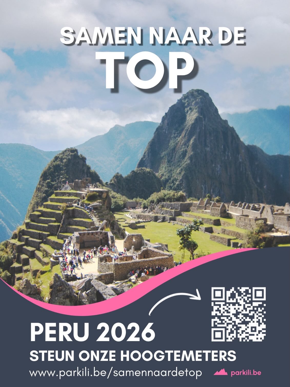 💥💥 Help jij ons mee om de hoogste top van 4850 m te bereiken?
Steun ons via hoogtemeters en help zo het bedrag van 4850 euro binnen te halen. De opbrengst gaat integraal naar de deelnemers van expeditie Peru 2026 🇵🇪
Link in bio 🩷
https://www.parkili.be/samennaardetop