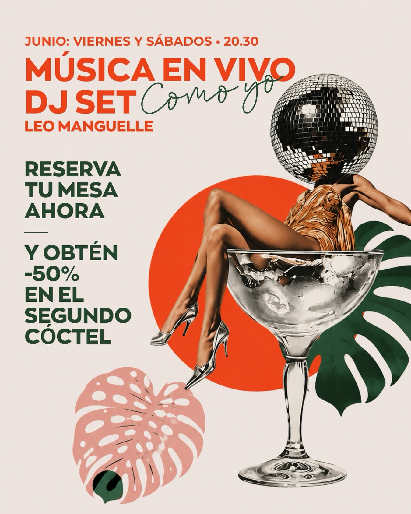 ☀️ ¿Hace calor en la ciudad? ¡Tenemos la solución!
Hasta finales de junio, todos los viernes y sábados te esperamos en nuestras noches de cócteles en Como Yo 🍸
✨ Segundo cóctel de la cuenta al 50% de descuento
🎶 Música en vivo
🎧 DJ sets
🍹 Tus cócteles favoritos
🌙 El mejor ambiente de verano
¡Reserva tu mesa y disfruta de las noches de verano con nosotros!
📍Plaza Tetuan 18
📲+34624098889
☀️ Feeling the summer heat? We have the perfect solution!
Until the end of June, join us every Friday and Saturday for Cocktail Nights at Como Yo 🍸
✨ Get 50% off every second cocktail on your bill
🎶 Live music
🎧 DJ sets
🍹 Your favorite cocktails
🌙 The perfect summer atmosphere
Book your table and enjoy unforgettable summer evenings with us!
📍Plaza Tetuan 18
📲+34624098889