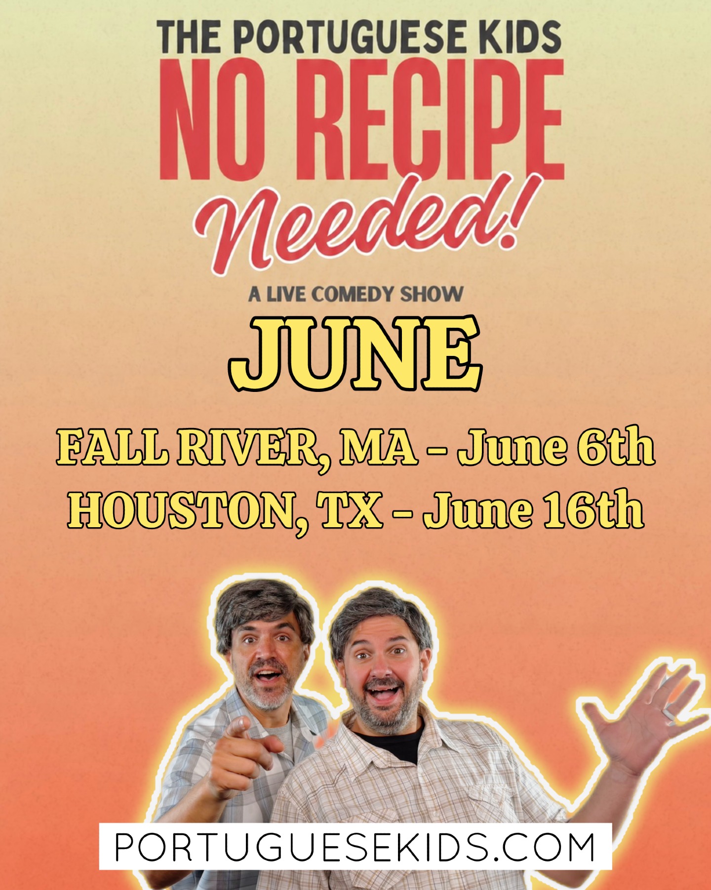 Fall River had a blast, Houston you are next!
Will we see you at Punch Line Houston on June 16th?
🎟️ Tickets available now at PortugueseKids.com/events or link in bio