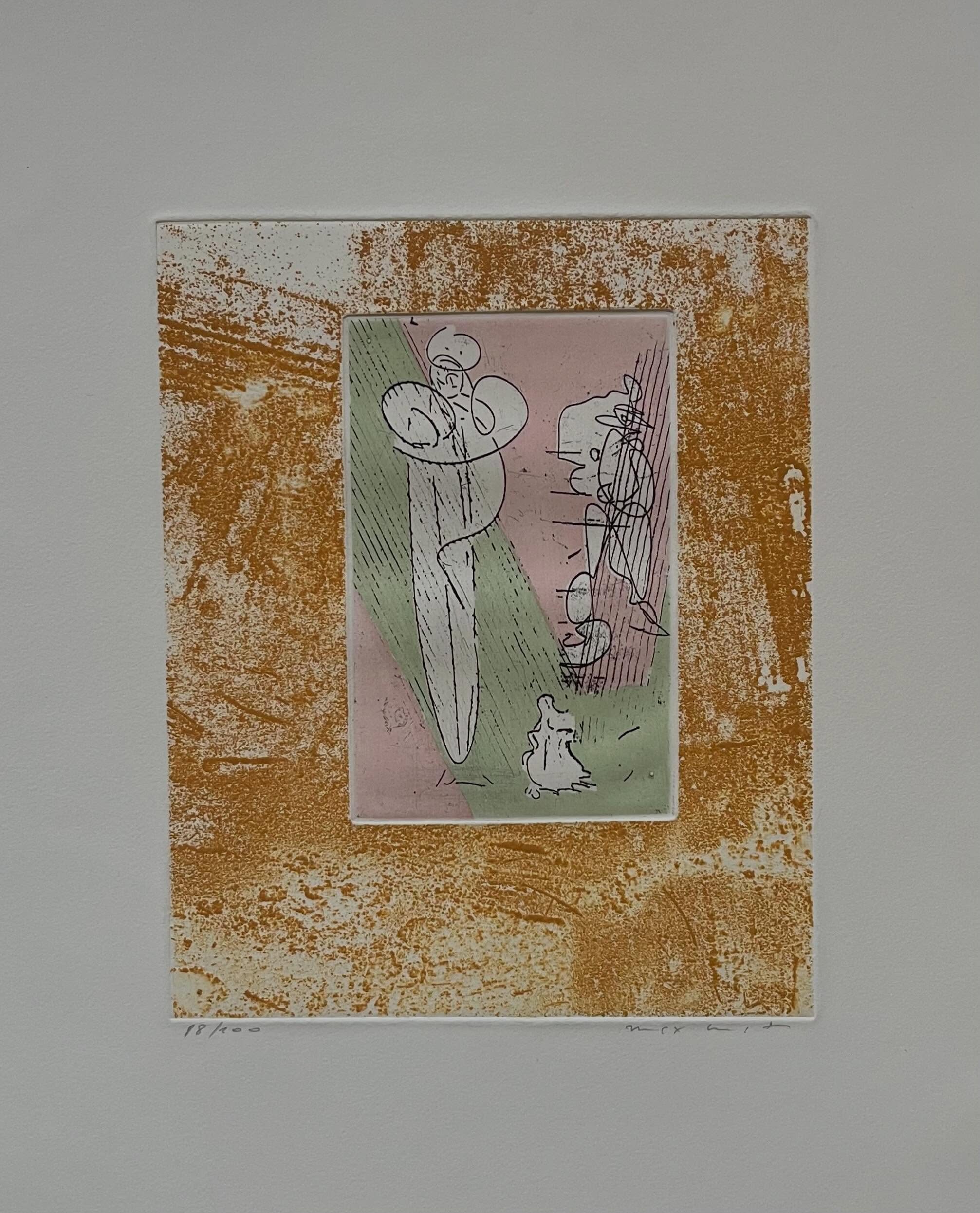 ✨Série Max Ernst
Max Ernst (1891-1976)
Il pleut
1971
Eau-forte, aquatinte sur vélin de Lana
Edition et impression Georges Visat, Paris 1971
24 x 19, 5 cm
Signée en bas à droite
Ed 98/100 en bas à gauche
À vendre / For sale
👨🏼🎨Né à Brühl en Allemagne en 1891 et mort à Paris en 1976, Max Ernst est l’une des figures majeures du mouvement surréaliste. Peintre, dessinateur, collagiste et sculpteur, il n’a cessé d’explorer de nouvelles voies de création en inventant des procédés expérimentaux devenus emblématiques de son œuvre, tels que le frottage, le grattage ou encore la décalcomanie.
🖌️Son œuvre gravé occupe une place essentielle dans son parcours artistique. La gravure lui offre un terrain d’expérimentation privilégié où se retrouvent les recherches menées dans ses peintures, ses dessins et ses collages. Les images hybrides, les associations inattendues, les textures obtenues par le hasard et les métamorphoses de formes qui caractérisent son univers y sont pleinement développées. À travers ses suites gravées et ses livres illustrés, Max Ernst fait de l’estampe un laboratoire d’invention où se déploie toute la richesse poétique et visionnaire de son imaginaire.
🖼️ Exposition « L’art de l’estampe »
📅 Du 5 juin au 10 juillet
📍 Tous les jours sur rendez-vous
Portes ouvertes de l’exposition
📅 Samedi 13 juin
🕚 De 11h à 18h
Collection Stéphanie Peyrissac
📍 9 avenue de Lamballe, 75016 Paris
📩 contact@collectionstephaniepeyrissac.com
☎️ +33 (0) 6 11 72
#maxernst #gravure #aquatintetching #artcollection #artlovers