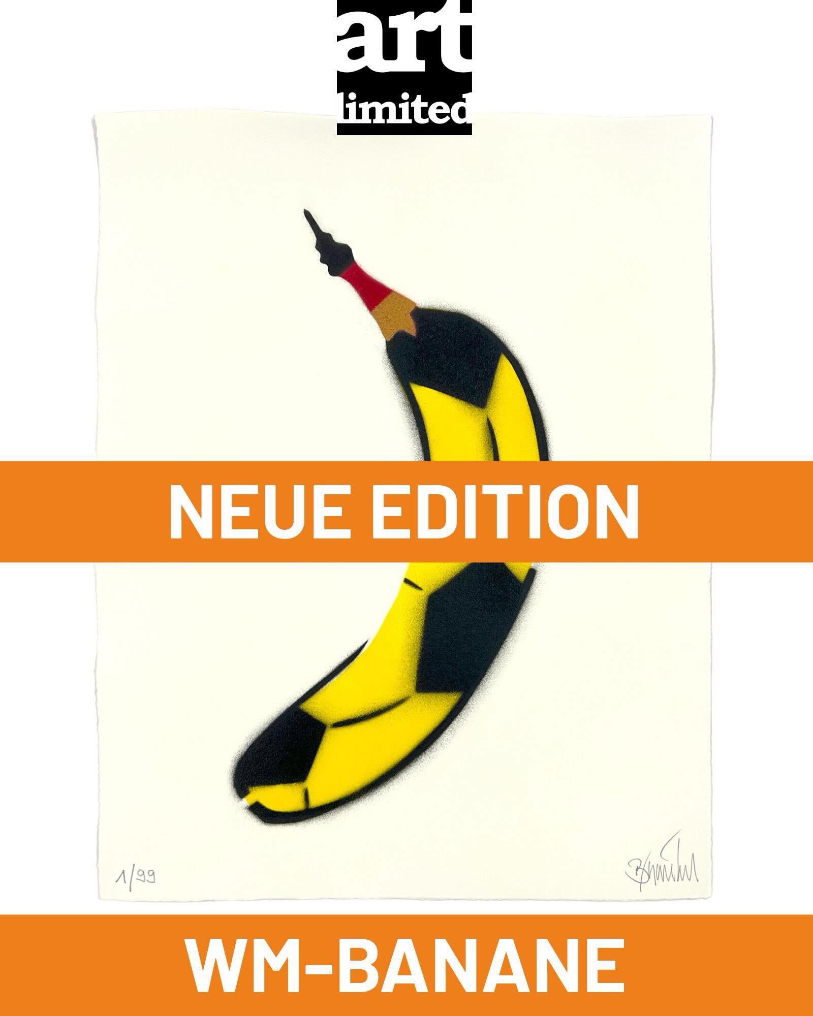 Pünktlich zum Start der Fußball-Weltmeisterschaft erscheint heute die „WM-Banane“ von Thomas Baumgärtel.
🍌 ⚽ 🏆
Limitierte Edition:
99 handgesprayte & signierte Exemplare
50 x 40 cm
Jetz erhältlich für EUR 790
Mehr auf: www.art-limited.shop
#wmbanane #bananensprayer #streetart #kunstsammler #artimitedgallery