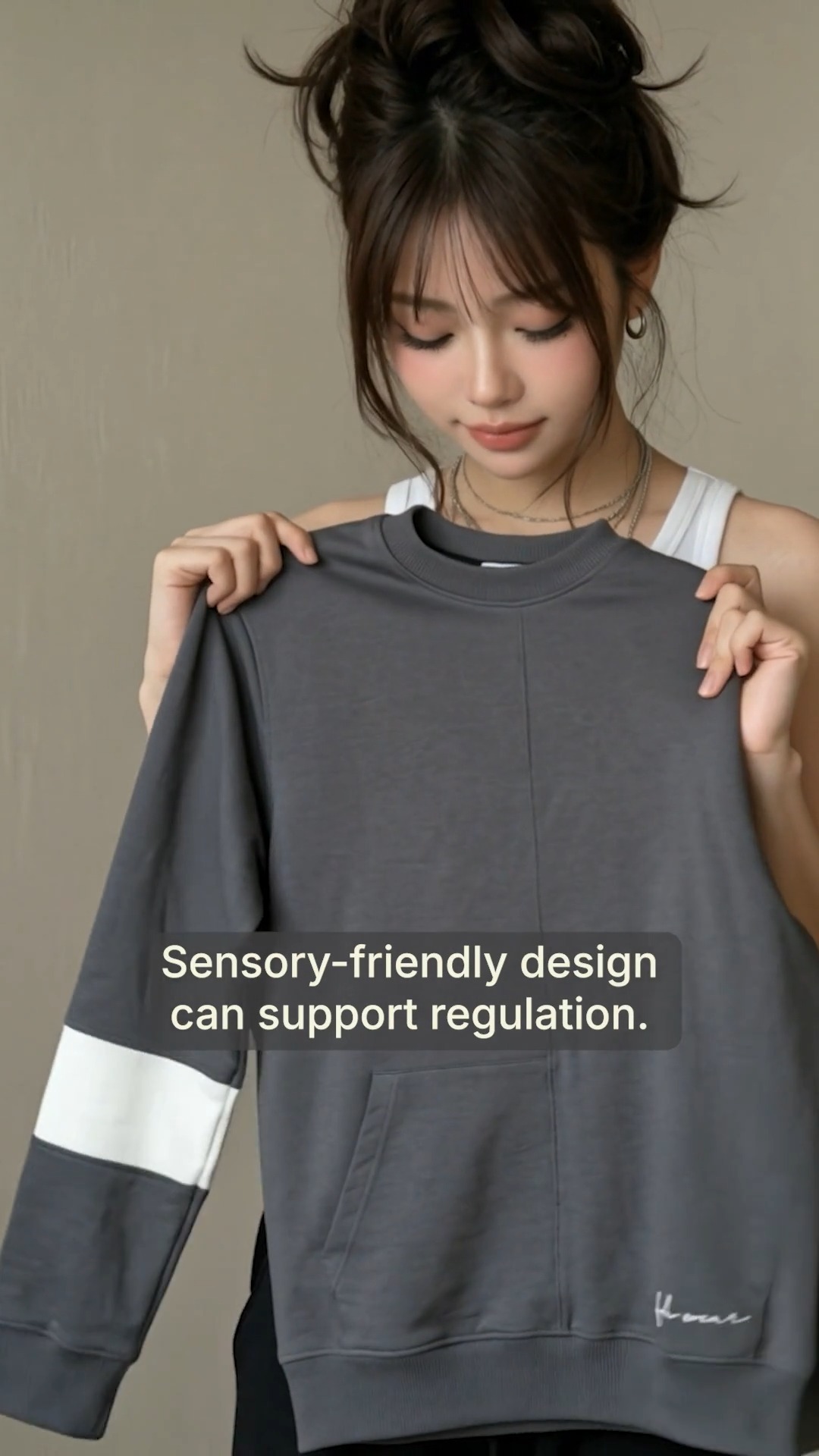 Accessibility can look like less friction. Fewer abrasive details and less pressure give your body space to stop bracing and quietly settle into the day.
Let dressing be a small act of regulation.
DM or comment SOFT if this is how you want to feel getting dressed 🌿
FDH WEAR • LESS NOISE. MORE PRESENCE
#SensoryFriendlyClothing #NervousSystemSupport #SlowDressing #LowStimWardrobe #MindfulClothing