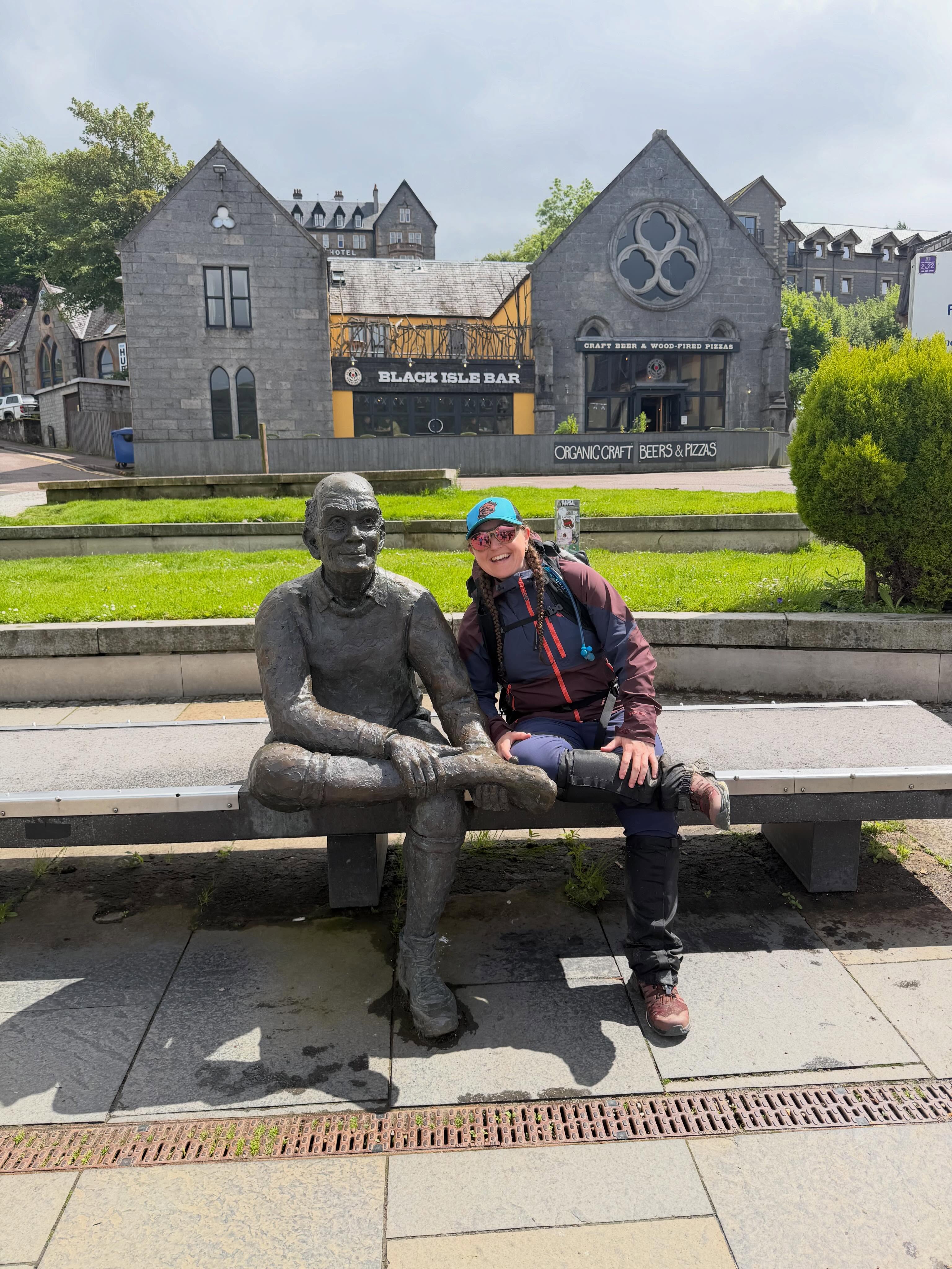 Officially a West Highland Way finisher! 🥳 🏴 #westhighlandway #finish #scotland #hiker