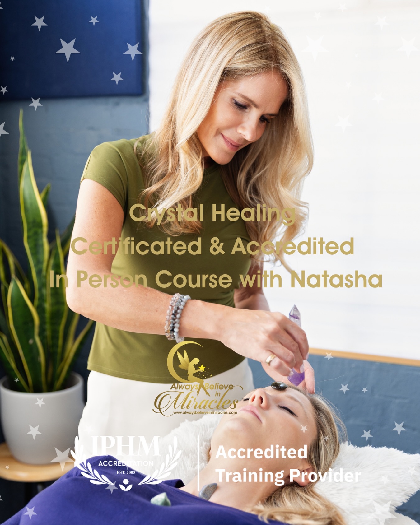 ACCREDITED & CERTIFICATED CRYSTAL HEALING COURSE BY NATASHA ✨
Most crystal courses teach crystal meanings.
I teach you how to work with crystals professionally within the energy field of you and your clients ✨
Join Natasha Longman for this IPHM Approved & Accredited Crystal Healing Foundation Course and learn the exact methodology used within her professional crystal healing sessions.
Designed also for:
✨ Reiki Practitioners
✨ Energy Healers
✨ Therapists
✨ Coaches
✨ Holistic Practitioners
Learn how to:
💎 Assess the energy field
💎 Select crystals with confidence
💎 Work within the chakra system
💎 Use crystals professionally within client sessions
💎 Integrate crystal healing into your existing practice
✨ Included ✨
✔ IPHM Approved Certification
✔ x2 in person Training Days
✔ Practical Assessments
✔ Live Zoom Integration Session
✔ Follow-Up Coaching Call
✔ Crystal Healing Kit Included
✔ Support & Guidance
📍Always Believe in Miracles, Margaret Roding, Essex CM6 1QT
Dates for the 1st intake:
📅 Sunday 5th July | 10am–5pm
📅 Sunday 23rd August - Zoom
📅 Sunday 27th September | 10am–5pm
Introductory Launch Offer £557✨
Regular Investment £655
Discount available for the first and second intakes only.
⚠️ Only 2 spaces remain on the current intake.
If you would like to learn more before booking, I am happy to arrange a Zoom or telephone call to answer any questions.
📩 DM “CRYSTALS” for further information or to reserve your place. Please also DM for the next dates starting in September 2026.
✨ Learn the Crystals
✨ Understand the Energy
✨ Elevate Your Practice
#CrystalHealingCourse #EnergyHealing #HolisticPractitioner #ReikiPractitioner #spiritualbusiness