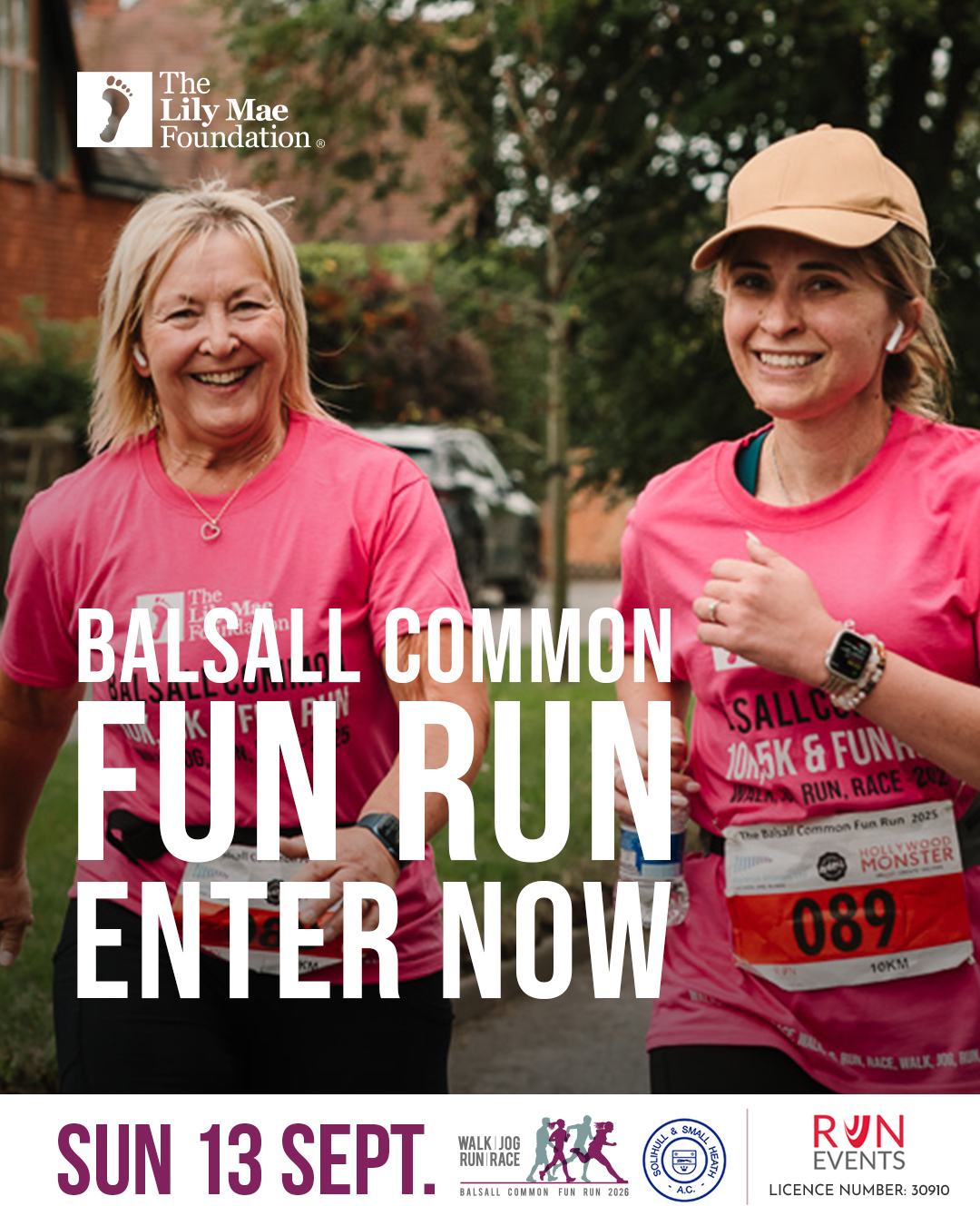 BOOK YOUR FUN RUN PLACE NOW 🏃🏃♀️
Our slogan is Walk | Jog | Run | Race and we welcome people of all ages and abilities for the Mini Runs, Junior 5KM, Family 5KM and Adult 5KM & 10KM events.
🗓️ Sunday 13th September 2026
📍The Fun Run will start and finish at Balsall Common Primary School
🏃Mini Runners - Nursery and Primary aged children, 4 to 11 years.
The Mini Run is approximately 400 metres.
🏃♀️Junior Runners for those aged 11 to 15 years.
⏰ START TIME FOR MINI RUNS: 11.00 am
⏰ START TIME FOR ALL 5KM & 10KM RUNS: 12.00 noon
Click the link in our bio to book your Run place.
All race numbers and pre-paid for T-shirts are given out on Fun Run day.
This year’s Runs are supported by Solihull and Small Heath Athletic Club and Balsall Common Primary School.