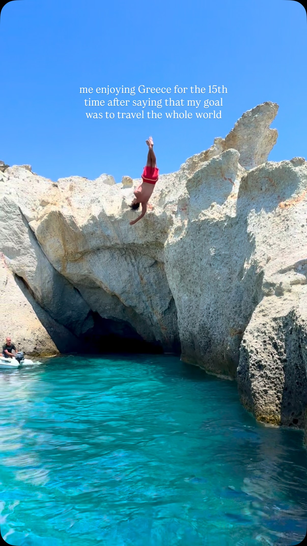 skip Mykonos + Santorini and do this instead:
fly in and out of Athens, travel via ferry to Paros for three nights (known for being like Mykonos was 20 years ago — beautiful, festive, and full of charm), then continue on to Tinos for four nights (authentic villages, incredible sandy beaches, and a more local feel), Sifnos for four nights (one of the best foodie islands in Greece with gorgeous hikes and beaches), and Folegandros for three nights (dramatic cliffs, whitewashed villages, quiet beaches, and that dreamy slow island feeling).
return to Athens for two nights to wrap up your trip and start dreaming of the next Greek island adventure.
comment or message me for more tips or a personalized itinerary! and run don’t walk to Greece 💫🇬🇷
#deccadotcom #paros #greece #cyclades #parosisland tinos folegandros greekislands mykonos traveltips santorini islands naxos parosgreece visitgreece island antiparos cycladesislands sifnos sifnosisland itinerary tinosisland folegandrosisland grecia greecelover greek
Greece Guide | Greece Travel Guide | Greece Travel Tips | Greece Itinerary | Hidden Gems in Europe | Best Greek Islands
