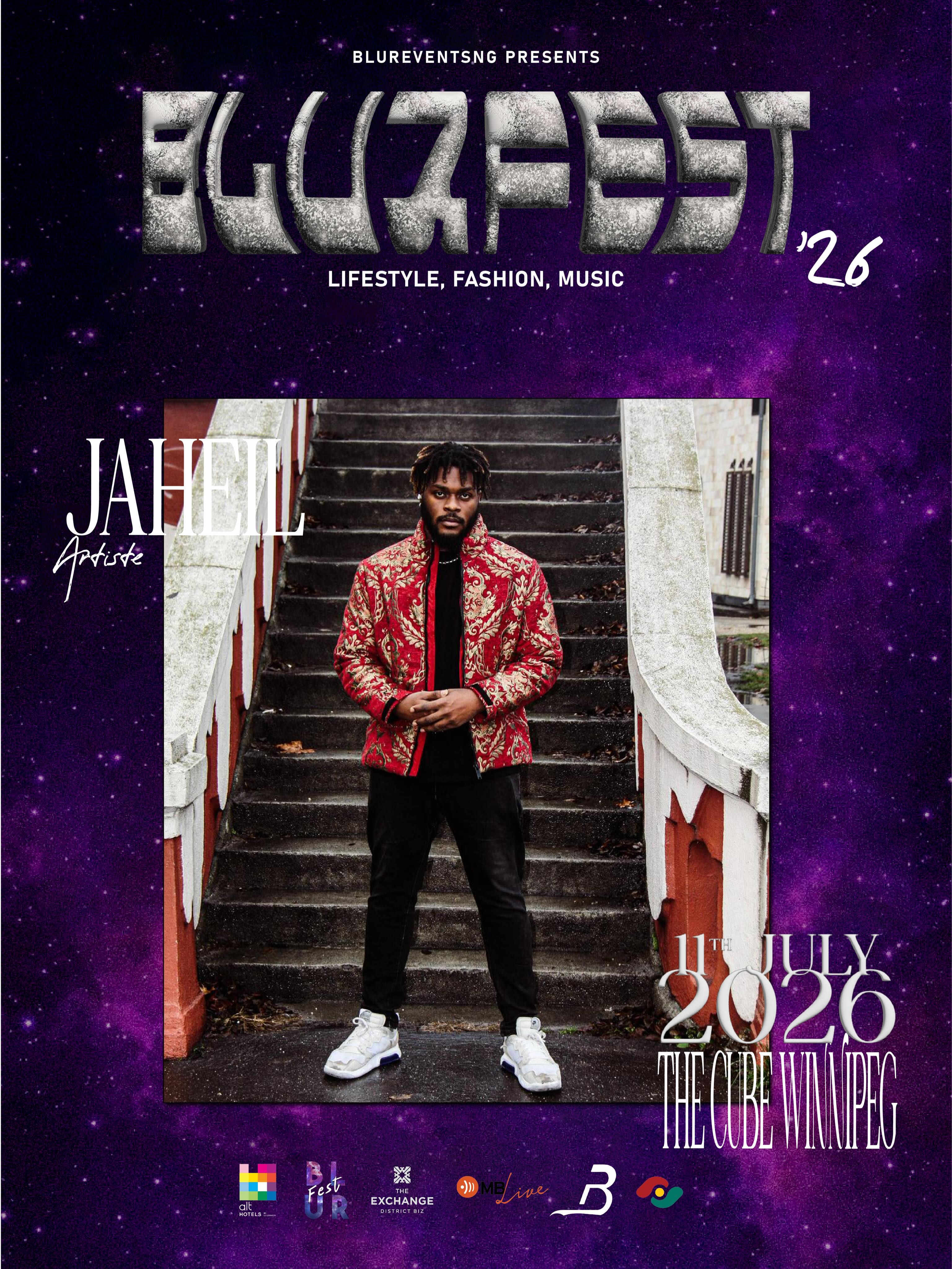 @jaheilll Performing Live at BLURFEST ON THE 11th of July