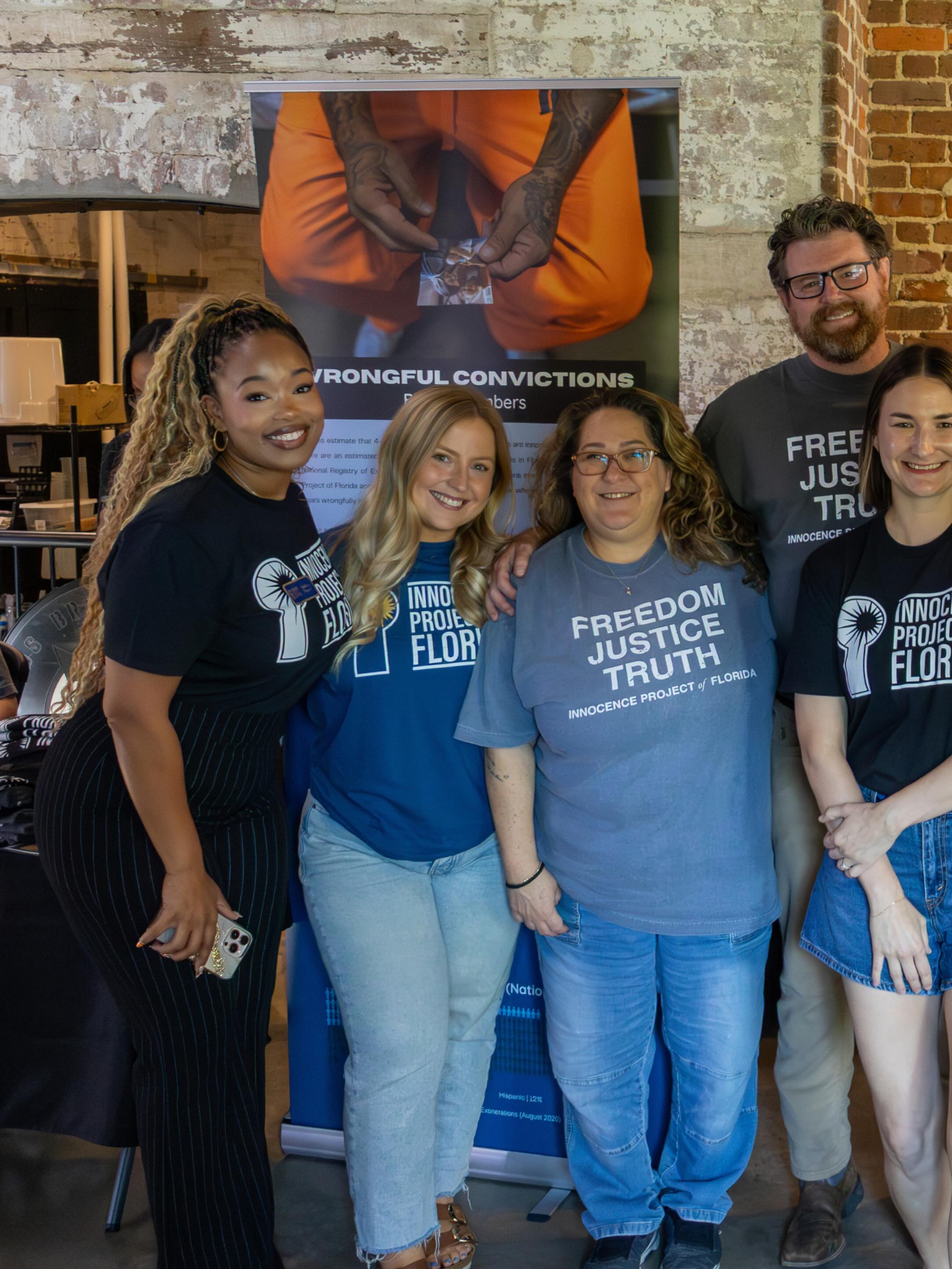 ✨What a night!✨ We were truly honored to be able to host the @fla_innocence for a guest beertender event as part of their Charity Tap month with Amicus Brewing Ventures. ⚖️ The turnout was incredible and the crowd ABSOLUTELY CRUSHED those Hoppin’ In The Rain Hazy IPA pours to help contribute to their month-end total. We love to be able to do this program each month and none would be possible without the continued support of your amazing patronage. The best news is you still have the entire month of June to drink one of those wonderfully tasty IPAs and help them! 🍻
For those of you not familiar with this 501(c)(3) organization’s work, please go and check out their social media page to see how you can help. While they were here we learned all about their evaluation, research, outreach, legal proceedings, DNA testing, and many other difficult tasks they have engaged in since their start in 2003. In that time they have been able to help free 38 wrongly convicted individuals. WHAT AN AMAZING IMPACT! 38 lives and families who can once again embrace their freedom outside the walls of our penal system. 👏👏👏
An additional thank you to @robynn_oleary_music for joining us with delightful live music under the pavilion.