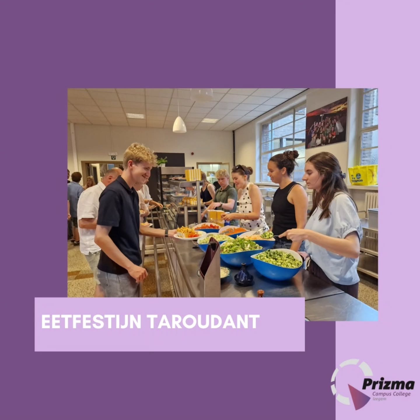 We kunnen terugkijken op een geslaagde foto-avond met aansluitend eetfestijn ten voordele van ons project in Taroudant, Marokko. De leerlingen van het zesde vertelden in geuren en kleuren over hun ervaringen tijdens de inleefreis in april. We zijn trots op al deze zesdes en kijken uit om volgend schooljaar met een nieuwe ploeg richting Taroudant te trekken! Bedankt aan iedereen die erbij was!
#prizmacampuscollege #hiergroeittalent