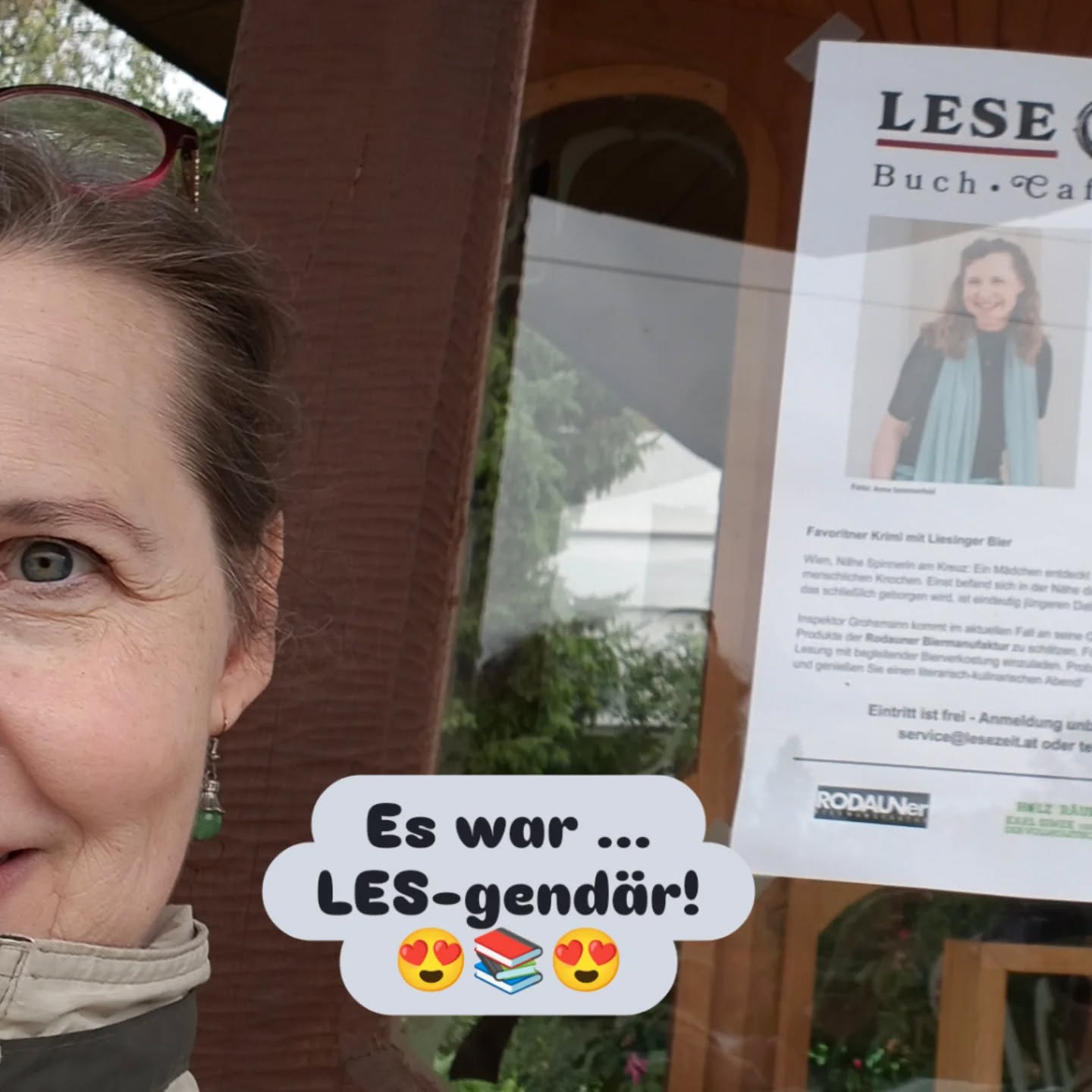 Lesung beim Liesinger Sommerfest.
Es achüttet
Völlig egal.
Super Publikum 🥰📚🥰
Super Location (danke @tischlerei_holztraeume)
Super Buchhandlung (danke @lesezeit.liesing)
Super Bier (danke @rodaunerbiermanufaktur)
Autorin im Glück.
🎊🍻📚🍻🎊