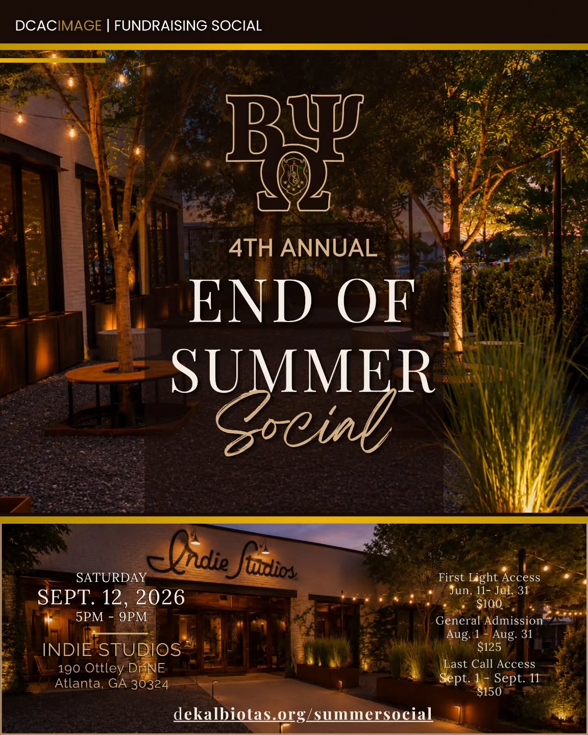 Bringing your spouse? Your favorite couples? Your chapter? Your crew?
Take advantage of First Light pricing and save up to $240 with our Plus One, Gathering Pass, and Crew Pass ticket options.
Group and discounted First Light ticket packages are only available through July 31 or until ticket allocations sell out.
Ticket purchases are in support of our continued efforts to expand eSports opportunities for young people throughout DeKalb County.
🎟️ Ticket Link in bio.
#EndOfSummerSocial #APurposeDrivenSocial #DeKalbIotas #Atlanta #IPT1963