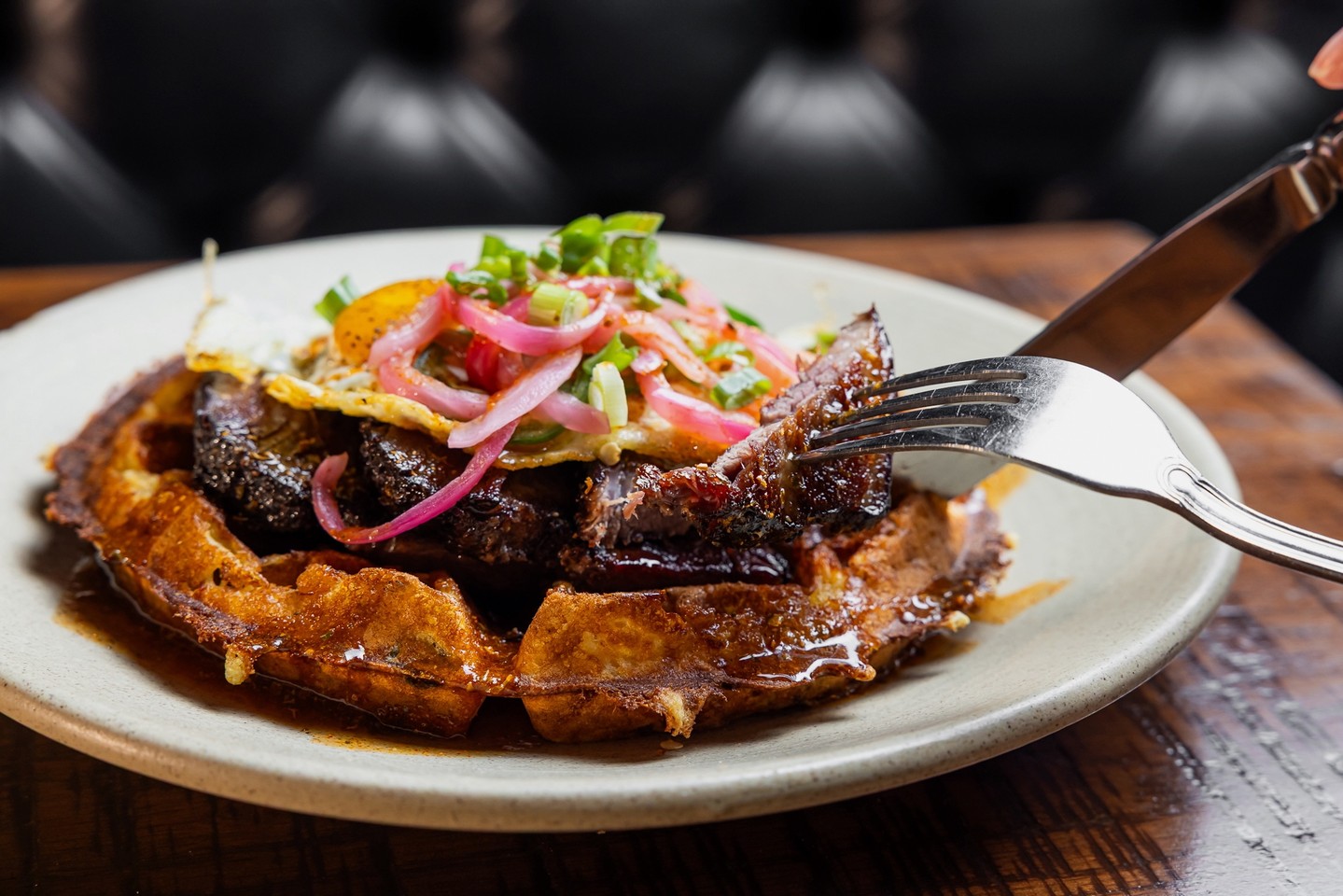 father's day brunch is looking real good this year 🍳treat dad to our smoked brisket & cornbre....