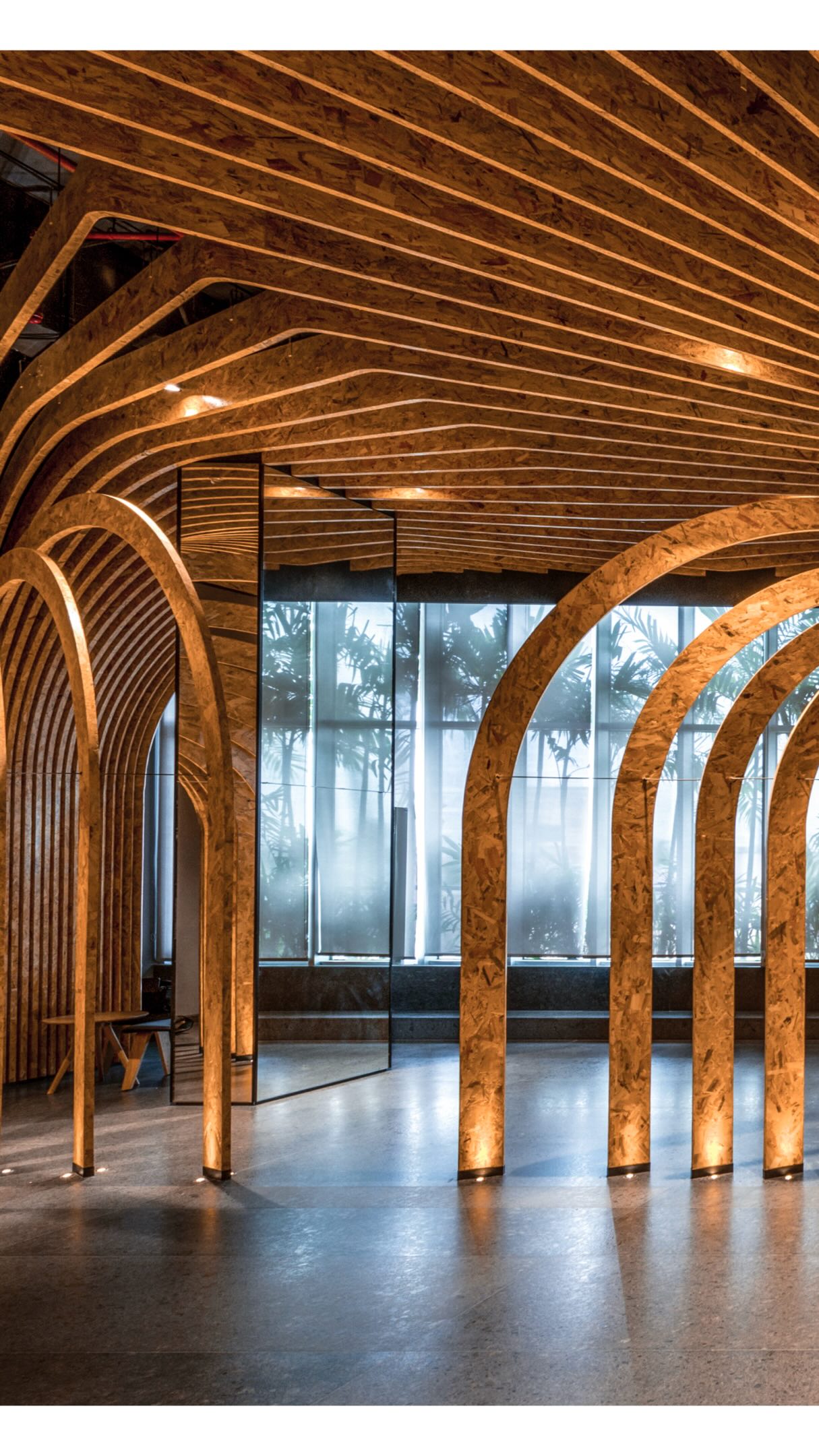 Shaped by a strong visual identity - most notably through its grand wooden arches and immersive architecture, Club Crest brings both rhythm and depth to its spaces. From concept to completion, every element has been shaped with clarity and intention - letting form and function come together to define the experience.
