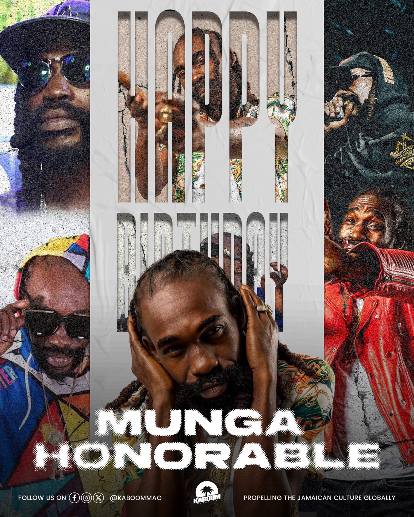 Today we celebrate the life and career of one of dancehall’s most recognizable voices. From delivering timeless hits to leaving a lasting mark on the genre, Munga Honorable continues to be a respected figure in Jamaican music.
#kaboommag #kaboommagazine