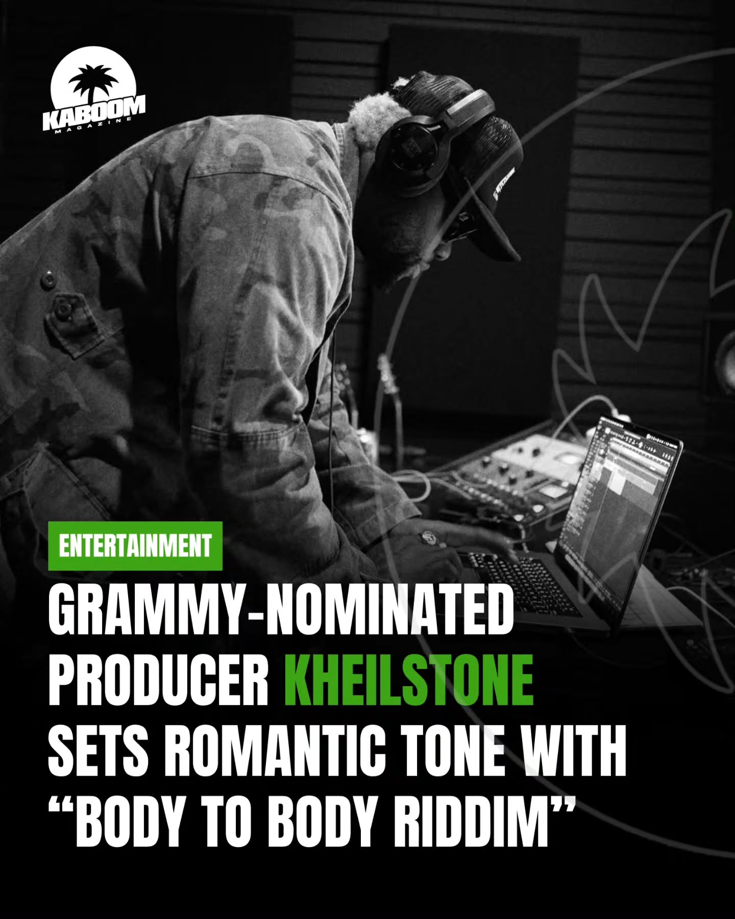 Following the launch of Audovic Nation and his partnership with UnitedMasters, Grammy-nominated Jamaican producer Kheilstone delivers modern lovers rock elements on his new project, featuring Cathy Matete’s reflective single “Unravel You,” Medisun’s intimate release “Microdose,” and an upcoming contribution from Jamaican singer Joby Jay titled “PDA.”
“When you listen to the Body to Body Riddim, you immediately feel dah sexy energy deh,” Kheilstone explained. “It’s a fusion of R&B and one-drop lovers rock.”
More on Kaboommag.com 🗞
#Kaboom #KaboomMag