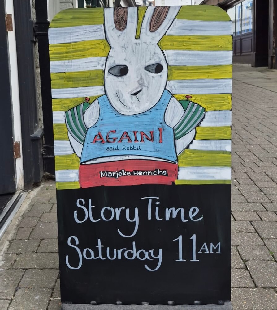 Don’t forget book lovers, @marjokedraws will be in the shop tomorrow reading her brand new title - Again! said Rabbit - and signing and doodling in some books.
Join us, won’t you 👊🏼📚❤️
@scallywagpress