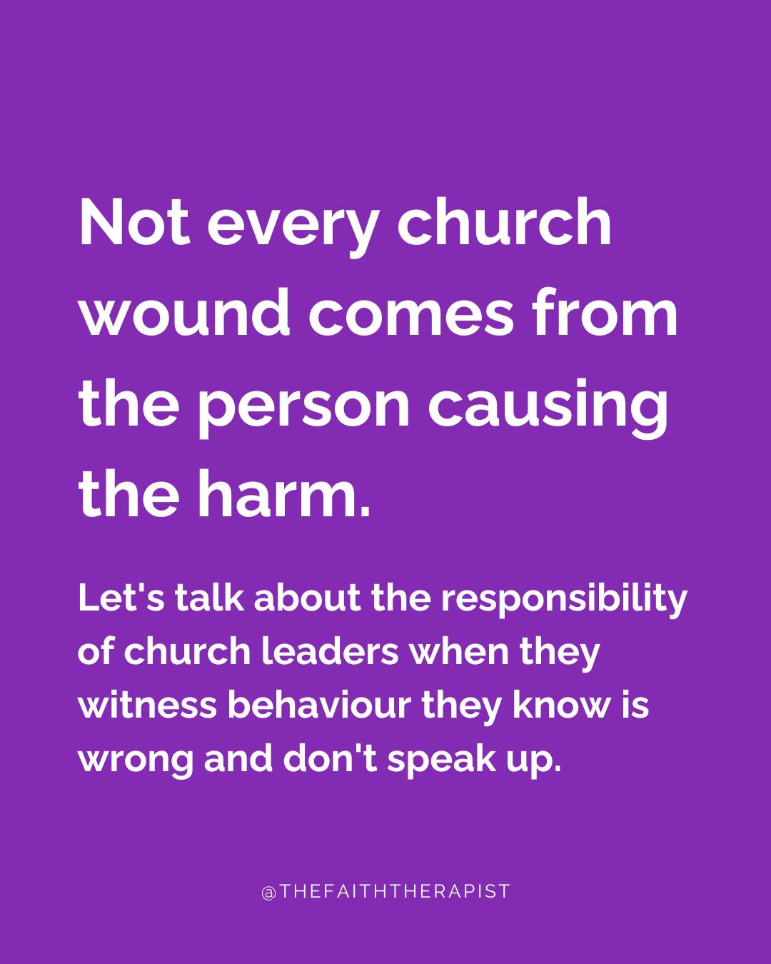 I've been reflecting on the role silence can play within church communities ๐
Leadership comes with responsibility, and part of that responsibility is deciding what to do when you witness behaviour that is unhealthy, harmful, or inconsistent with the values you claim to uphold.
These situations are rarely simple. Speaking up can be costly. It can affect relationships, reputations, and a person's sense of belonging.
But I also wonder about the cost of saying nothing.
What happens when concerns are repeatedly ignored? What message does silence send to the people who are struggling, hurting, or trying to make sense of what they're experiencing?
For me, healthy church communities arenโt built on blind loyalty. They must be built on trust, honesty, humility, and accountability.
I'd love to hear your thoughts. What responsibility do church leaders have when they witness behaviour they know isn't right? ๐ค
#ChurchCulture #TheFaithTherapist #HealthyChurch #HealingFromChurchHurt #ChristianLeaders