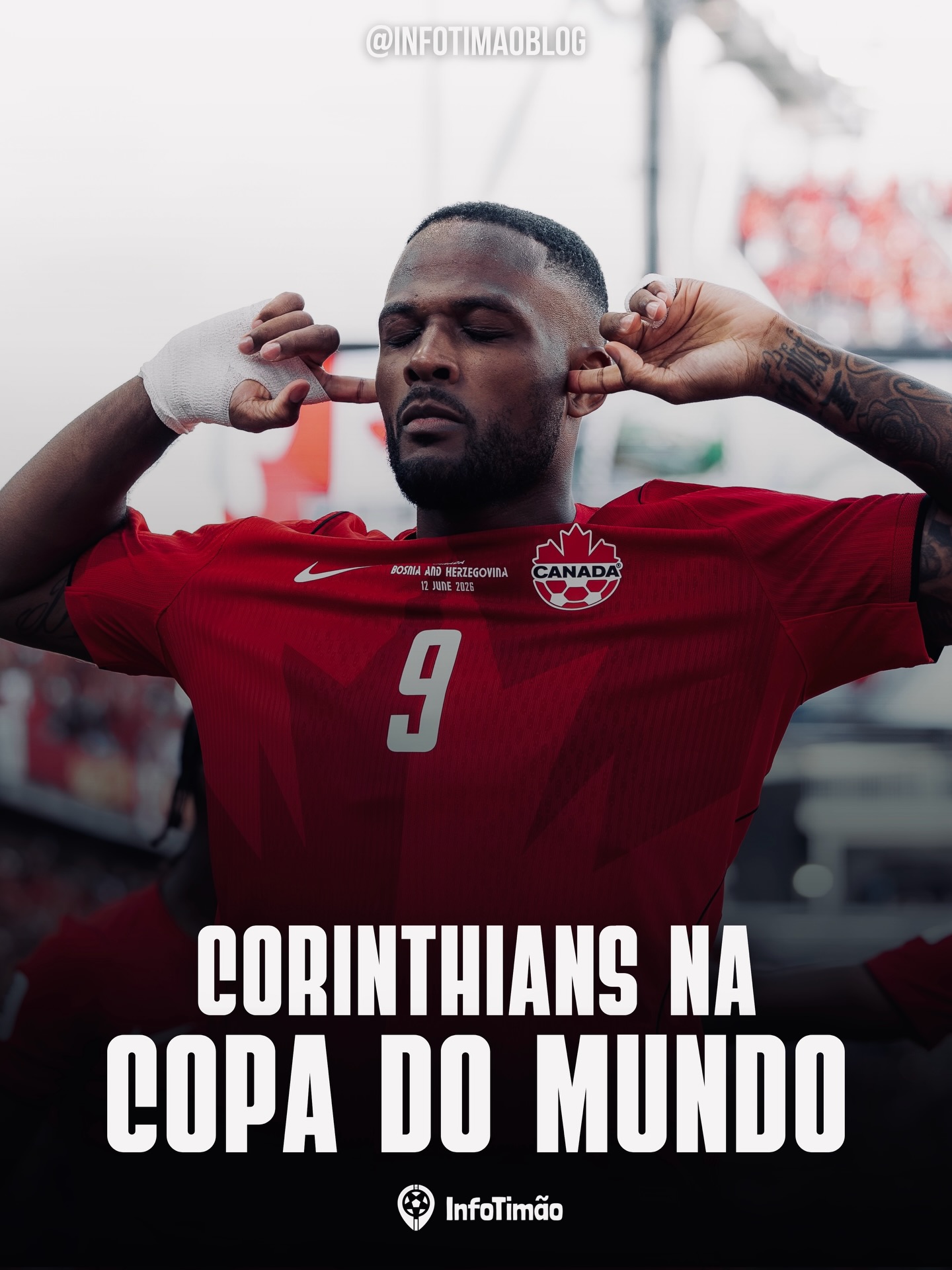 MAIS UM “CORINTHIANS NA COPA” 😂🇨🇦
Cyle Larin saiu do banco, marcou o gol de empate do Canadá contra a Bósnia e Herzegovina e mandou a comemoração no modo Memphis Depay. 👉🏾🦁👈🏾
O atacante canadense nunca vestiu o manto, mas por alguns segundos a Fiel reconheceu a referência. 👀
Memphis lançou tendência! 🖤🤍
📸 @cylelarin
#corinthians #vaicorinthians #sccp #timão #coringão