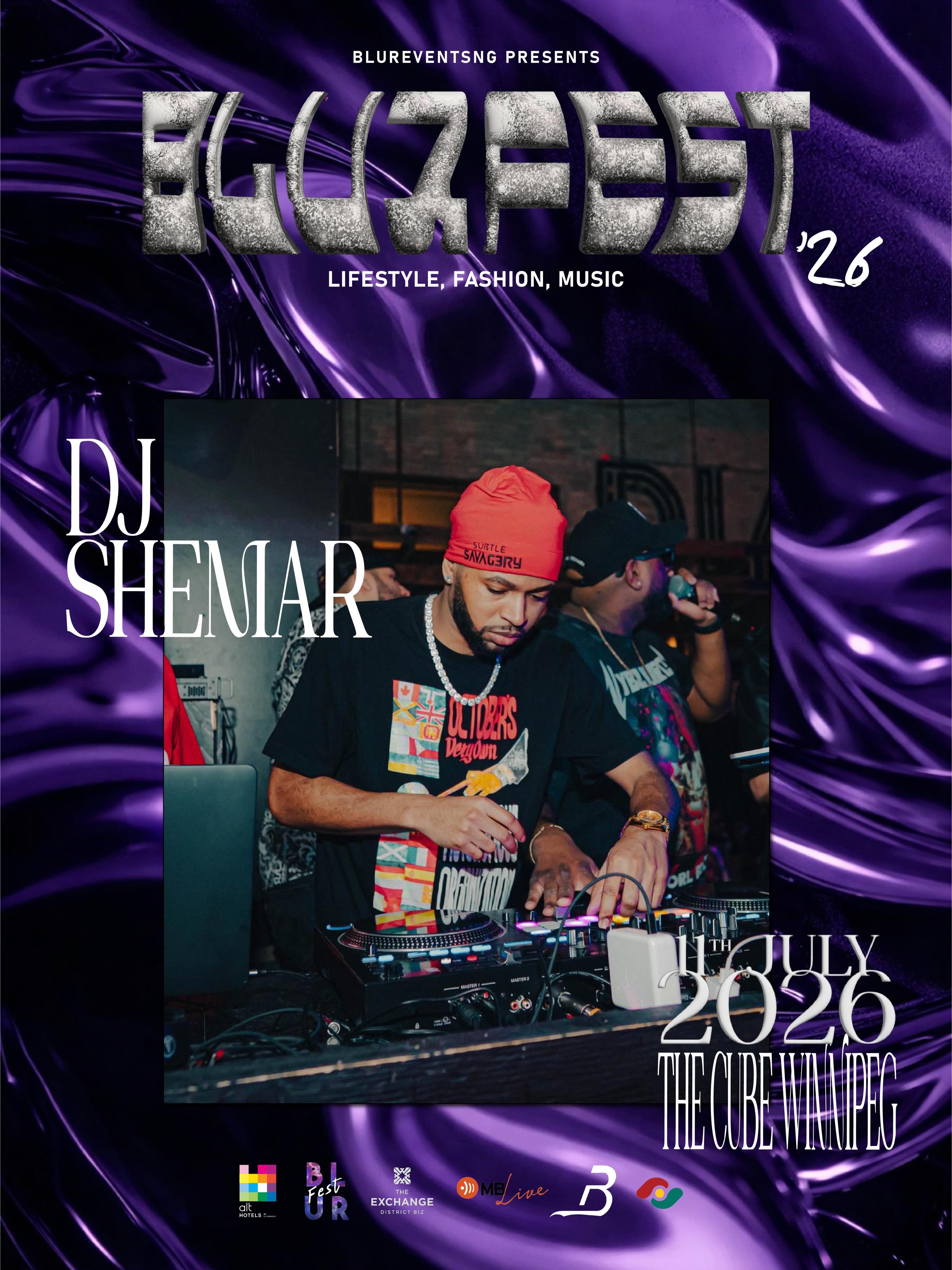 @shemarthomas_ Performing Live at BLURFEST ON THE 11th of July