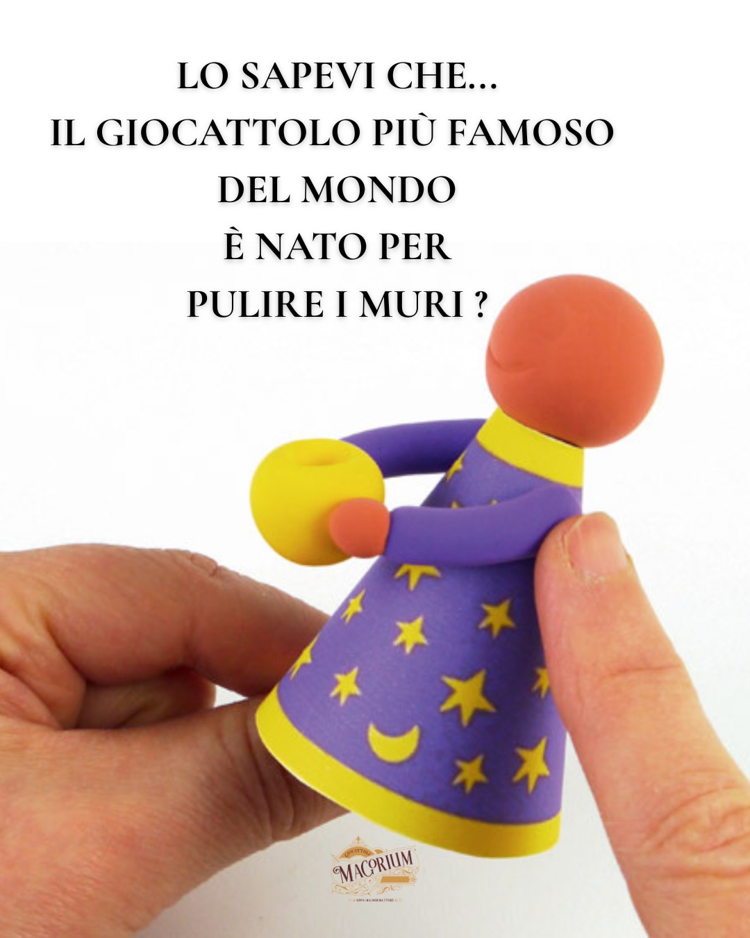 Ma quanti segreti nascosti in un “semplice” giocattolo che sono sicuro avrai usato anche tu? Leggi la storia di questo…
-
Buon weekend da Guglielmo e la Bottega dei #giocattoli
-
#magoriumgiocattoli #storie #curiositá #plastilina