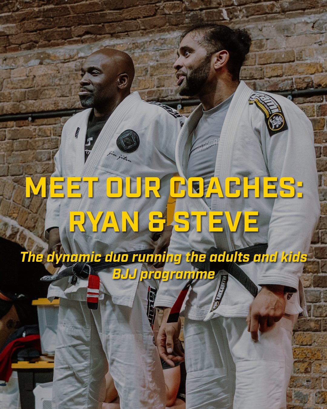 Meet our coaches 🙌
Coach Steve 🥋 Coach Ryan 🥋
Both world class BJJ coaches pulling the strings on our adult and kids programmes 👍
Learn more about our coaches via the website 💻
#bjj #kidsbjj #training #fitness #london