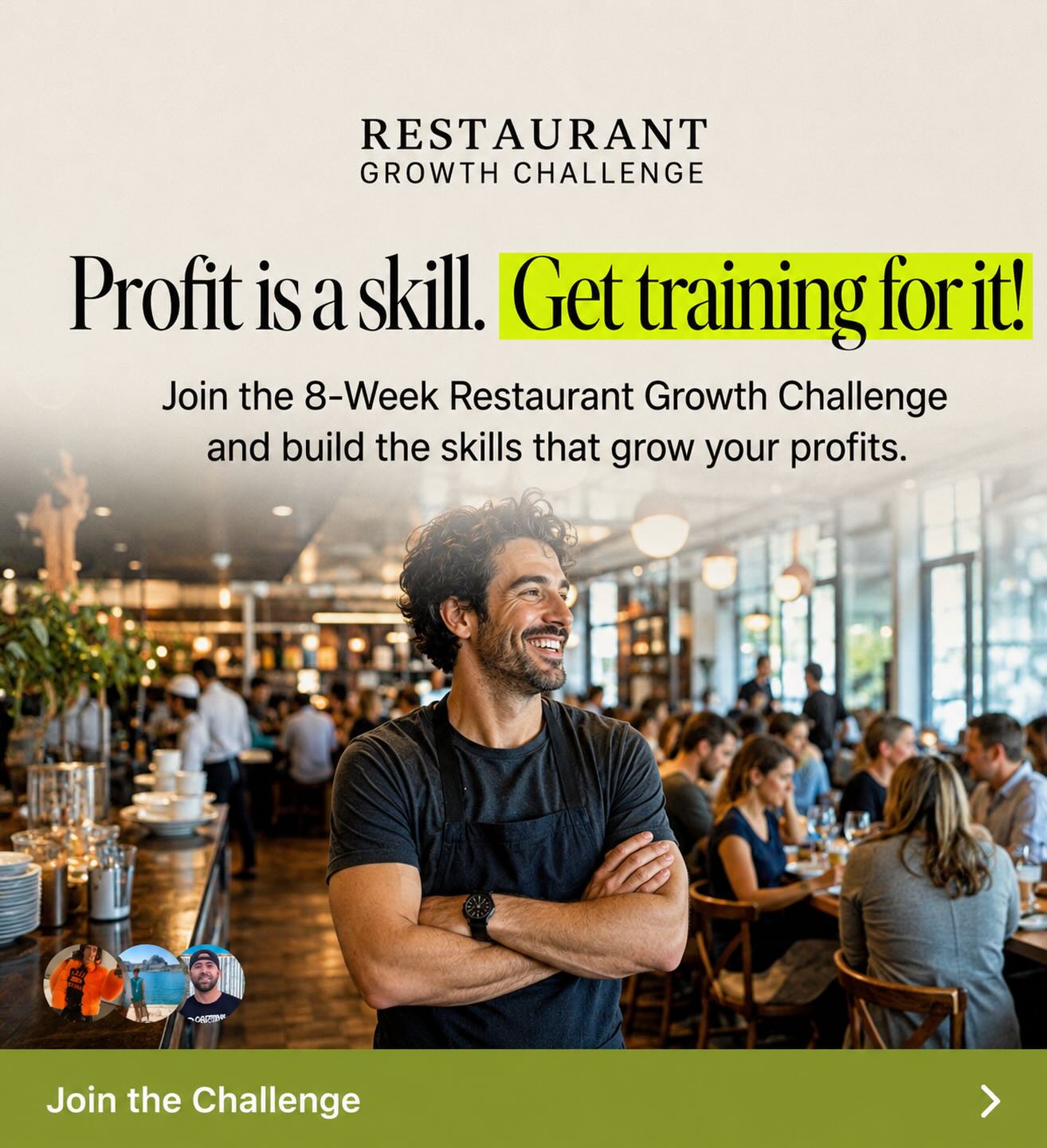 Profit is a skill. Most restaurant owners never get trained in it.
Nobody would expect a line cook to become a great chef without training.
Nobody would expect a server to master hospitality without coaching.
Yet every day restaurant owners are expected to magically understand food cost, labor management, cash flow, leadership, culture, systems, marketing, and profit.
Then they wonder why they’re exhausted.
Here’s the truth:
Your restaurant doesn’t have a sales problem.
It doesn’t have a staffing problem.
It doesn’t have a food cost problem.
It has a skill gap.
Because profit isn’t luck.
Profit isn’t hope.
Profit isn’t working harder.
Profit is a skill.
And like every skill, it can be learned.
That’s why I created the 8-Week Restaurant Growth Challenge.
Over eight weeks, you’ll learn the exact systems, frameworks, and disciplines I’ve used to help more than 3,300 restaurants in 24 countries recover over $450 million in profit.
You’ll learn how to:
✔️ Increase profitability without raising menu prices blindly
✔️ Build systems that create consistency
✔️ Lead your team with confidence
✔️ Eliminate profit leaks hiding in plain sight
✔️ Work more ON the business and less IN it
✔️ Create a restaurant that serves your life—not consumes it
The restaurant owners who win aren’t smarter.
They aren’t luckier.
They simply develop skills that other owners never learn.
If you’re tired of guessing…
If you’re tired of hoping next month will somehow be better…
If you’re ready to build a restaurant that actually pays you for the risk you’re taking…
Then it’s time to get trained.
Profit is a skill. Get training for it.
Comment GROWTH below and I’ll send you the details for the next 8-Week Restaurant Growth Challenge. 🚀