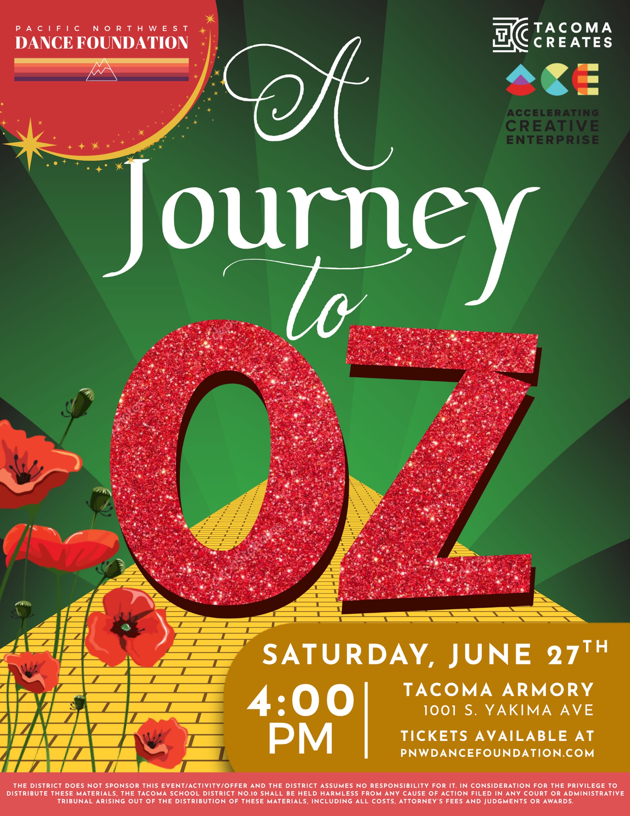 Something is happening on June 27th and I may or may not be involved 👀
There are ruby slippers. Characters you know and love. And there’s me, doing the thing I love most in front of an actual audience 🤗
PNW Dance Foundation is a non-profit bringing incredible dance experiences to the Tacoma community and this show is one of them. A Journey to Oz is happening at the Tacoma Armory, Saturday June 27th at 4PM.
Tickets are available at pnwdancefoundation.com… go grab yours and come watch me not trip over my own feet 😂