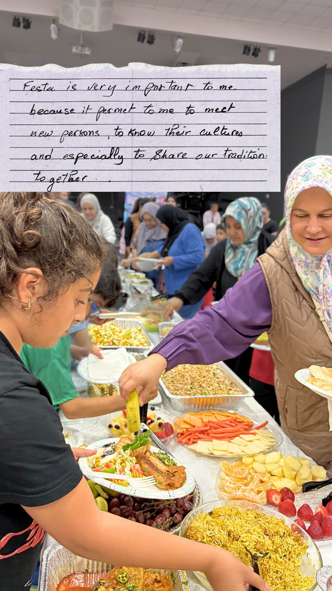 As our 3-Generation Family ESL Program comes to a close and Festa Summer Lunch Camp begins, one of our favorite traditions returns: our End-of-Year Potluck!
This celebration honors our neighbors who have taken on the challenge of learning English - one of the world's most difficult languages to learn.
Around shared tables and homemade dishes, we see what community looks like: cultures shared, friendships formed, and the reminder that everyone has something valuable to contribute. 🌎❤️🍽️
Pull up a chair and help us share the world with Central Ohio - at The Columbus International Festival on Sunday, August 30th!🥘🎉
Keep an eye on our page for volunteer opportunities - more exciting announcements coming SOON! 👀💥
Alt Text: Video of participants in Festa's 3-Generation Family ESL Program serving themselves food at an end-of-year potluck in Columbus, Ohio. Families and students fill their plates with homemade dishes from many cultures while gathering with neighbors and classmates. A student quote on screen shares how meaningful it is to meet people from different cultural backgrounds and experience diversity through their classes.