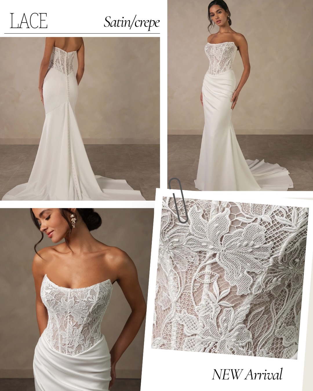 N E W & ready for our brides. Latest drop from @essenseofaustralia & we just know it’s going to be a beauty with its lace cinched corset and the most soft fabric that drapes over the body.
#essenseofaustralia #weddingdresses #dresses #bride #bridal