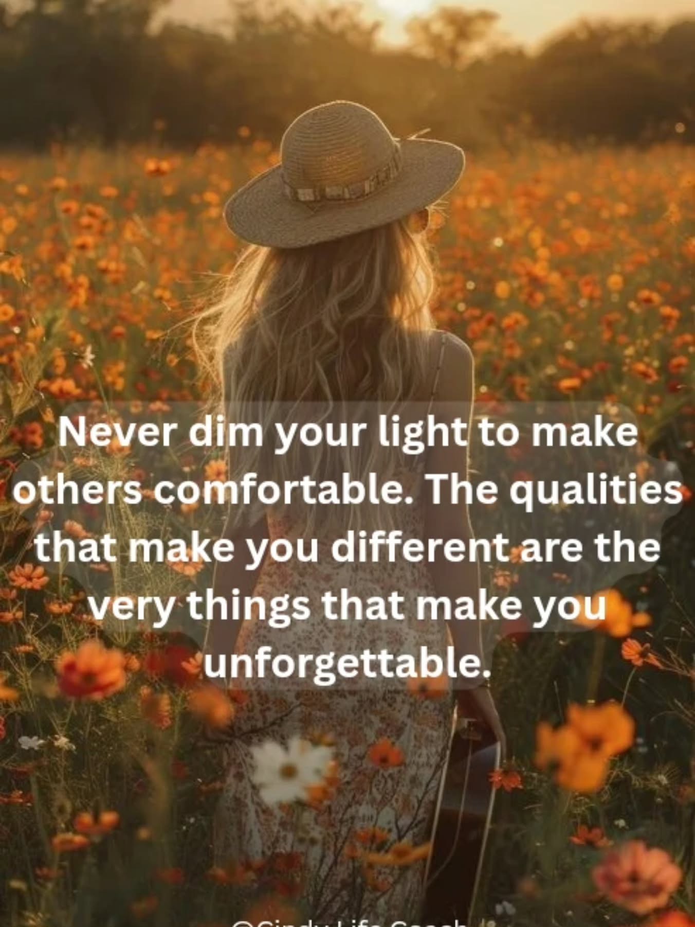 You don't have to fit in to belong.
Some of the most beautiful things in nature stand out—the brightest stars, the rarest flowers, the strongest trees. They don't apologise for being different, and neither should you.
There will always be people who don't understand you, who question your choices, or who try to make you smaller so they can feel more comfortable. Don't let that change who you are.
Your uniqueness is your strength. Your story, your voice, your heart, and your journey are unlike anyone else's.
Stay authentic. Stay true to yourself. The right people will appreciate you for exactly who you are.
You are unique, and that is your power. Never lose it. ✨
#AuthenticallyYou #BeYourself #SelfWorth #PersonalGrowth #Confidence HealingJourney MindsetMatters YouAreEnough LifeCoaching FeelHealGrow