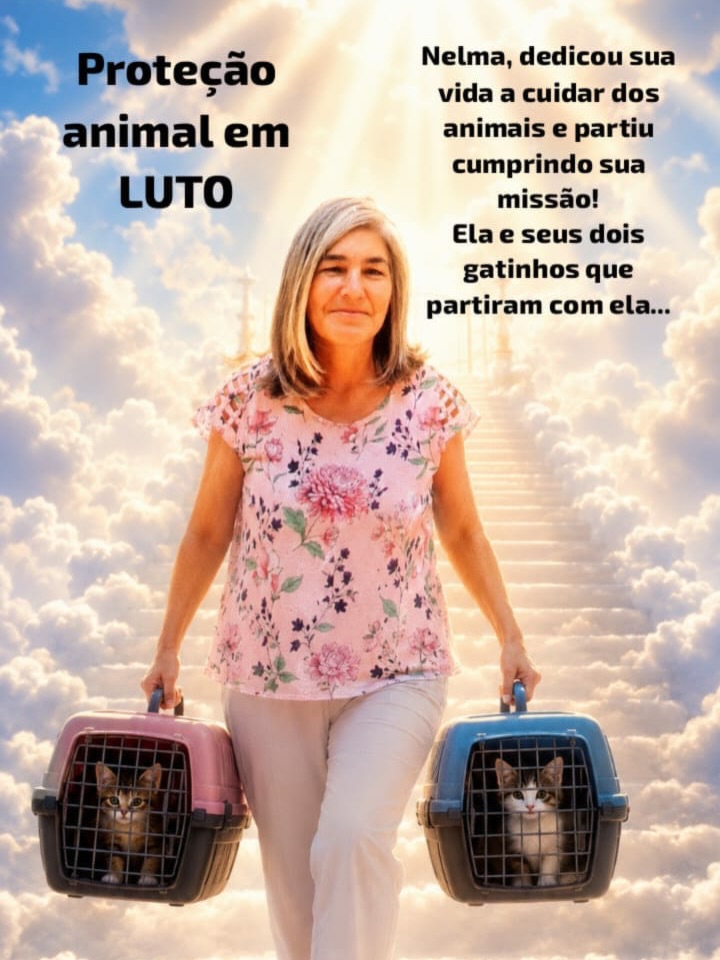 💔🖤 Luto 🖤💔 Mais uma protetora se foi. Ela estava atravessando a Rua com dois gatinhos quando um caminhão a atropelou e tirou sua vida e de seus gatinhos.. Nelma era uma pessoa humilde, mas não cansava de ajudar os animais e levava muitos animais para serem castrados na Fazenda Modelo. Ela não resistiu aos ferimentos e faleceu na cirurgia.. Nos oferecemos para ficar com dois gatinhos, mas soubemos que todos foram para a Fazenda Modelo. Esperamos de todo coração que eles sejam muito bem cuidados. Esse post é nossa homenagem para a Nelma e também uma tentativa de tocar muitos corações para que procurem Fazenda Modelo e adotem seus filhos que ficaram Órfãos
Muitos dos nossos estão partindo esse ano.
Não sabemos quais os desígnios de Deus para tantas partidas, tantos protetores..
Mas eu digo apenas uma coisa… Valorizem muito quem luta a nossa luta.
Que a Nelma esteja agora amparada, em um lugar de muita luz.
Fica aqui pra você Nelma o nosso agradecimento por toda sua dedicação, luta e amor pelos animais.
E que você descanse em paz em um lugar onde não haja tanta maldade, tanto desamor.
Obrigada por sua passagem nesse mundo 🙏🏻💚🐾
Os dois gatinhos que a Nelma levava também morreram debaixo do caminhão 😢💔