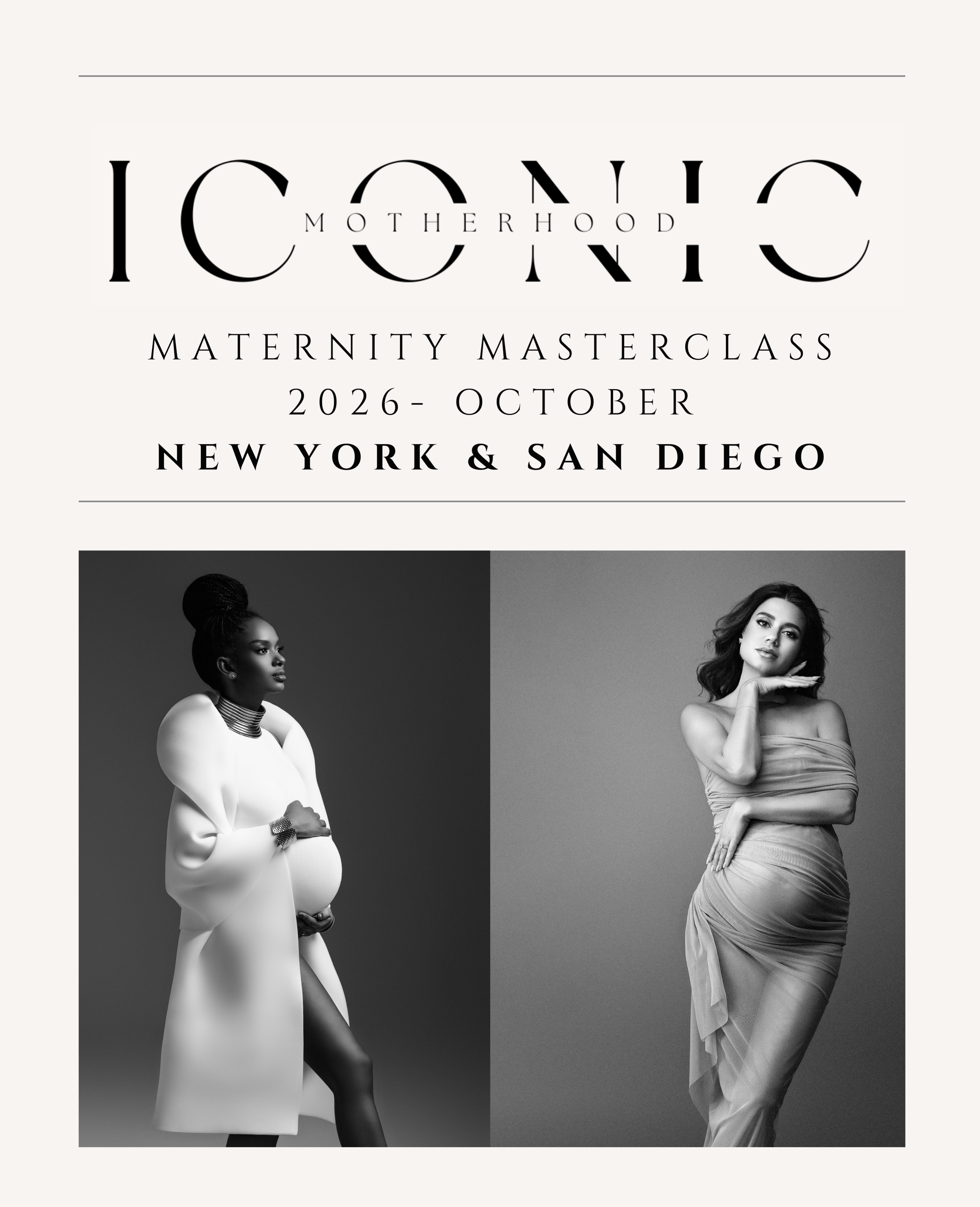 🇺🇸 US PHOTOGRAPHERS… I’M COMING BACK! 🇺🇸
I’m so excited to be back in the US this year to teach again and meet so many amazing photographers.
My Iconic Motherhood: Editorial Maternity Workshop will take place in two incredible locations:
📍 New York — October 5, 2026
📍 San Diego — October 10, 2026
Join me for a full day dedicated to editorial maternity photography, where I’ll share my complete approach to lighting, styling, posing, creative direction, and editing.
Together, we’ll create elegant, fashion-inspired maternity portraits with a refined editorial aesthetic while building portfolio-worthy images that help you elevate your work and stand out in today’s market.
Whether you’re new to maternity photography or looking to refine your style, this workshop will give you practical tools, fresh inspiration, and a deeper understanding of creating luxury editorial maternity imagery.
🎉 EARLY BIRD OFFER 🎉
Use code:
✨ EARLYBIRD2026 ✨
and receive €100 OFF your registration fee.
The Early Bird offer is valid for the next 7 days or the first 5 registrations — whichever comes first.
Seats are limited and early registration is recommended.
🔗 Find all details and registration links in my bio.
I can’t wait to meet you in New York and San Diego! ❤️
#editorialmaternity
#maternityworkshop
#maternityphotography
#maternityphotographer
#photographyeducation