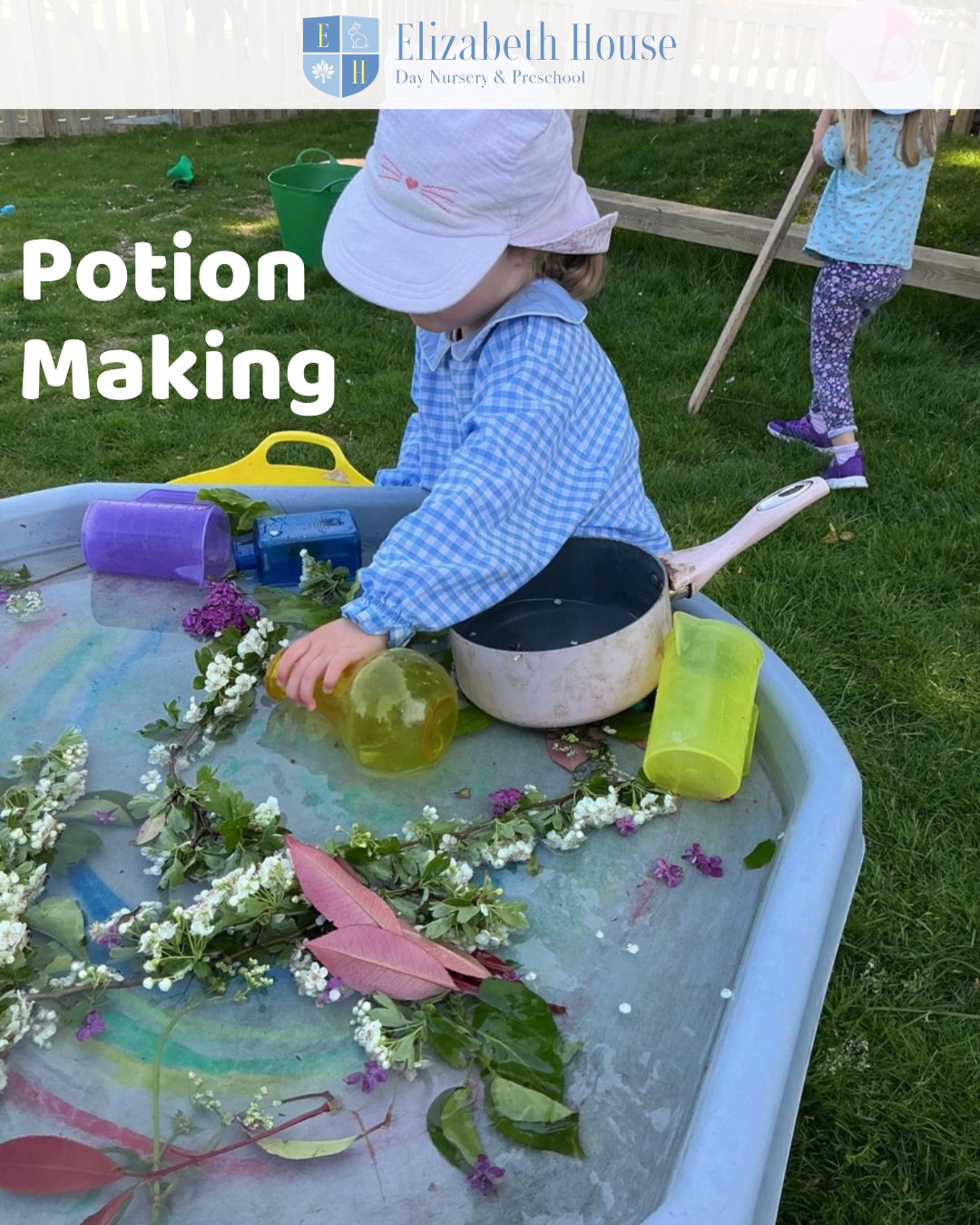 There was lots of creativity and imagination flowing at Forest School this week as the children enjoyed making their own nature potions. Using leaves, petals, mud and water, they mixed, poured and explored the natural world around them through sensory, hands-on play. ๐ฟ
#preschool #elizabethhousenursery #nursery #earlyyears #eyfs #wallingford #oxfordshire #forestschool #natureplay #learningthroughplay