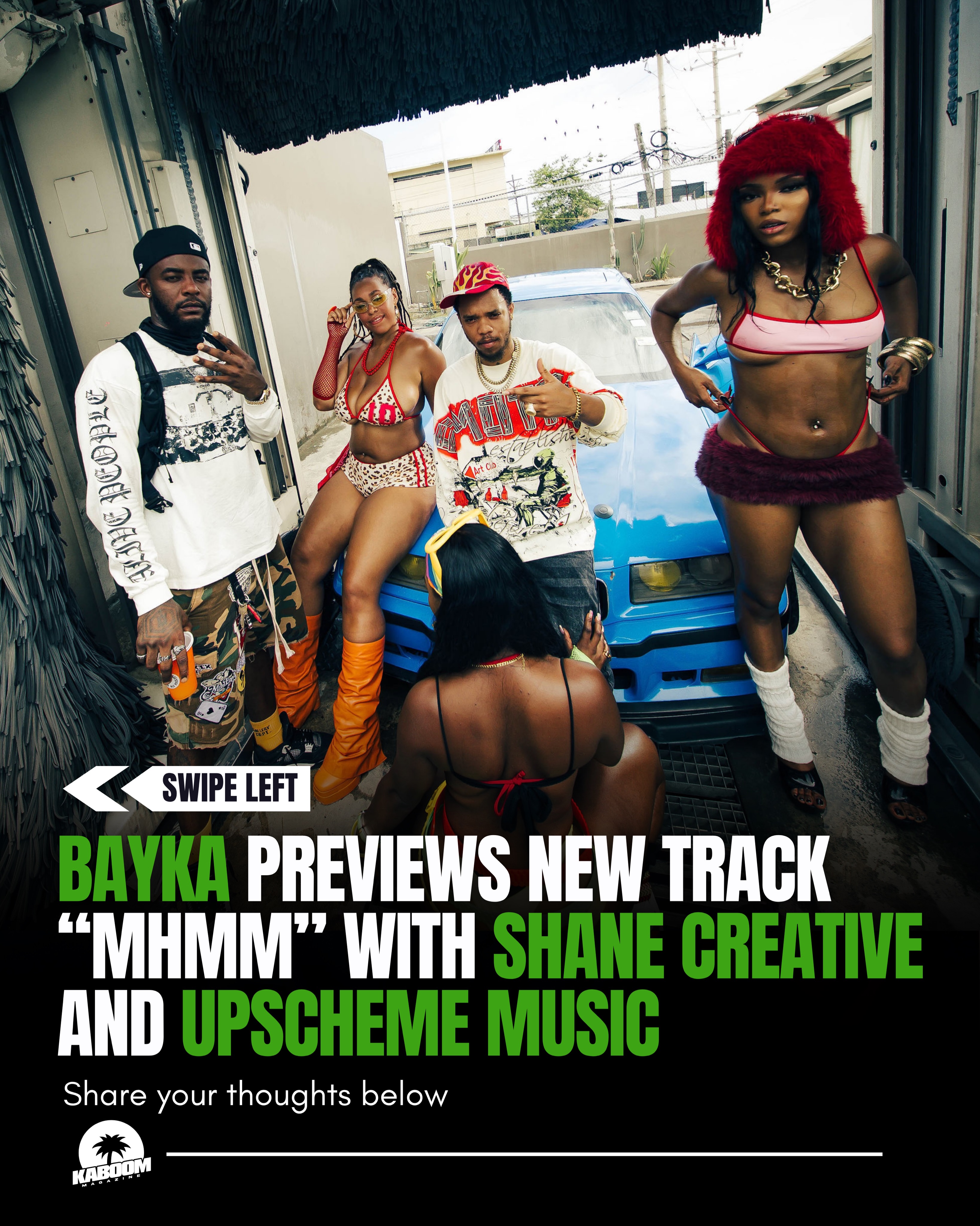 🚨 Bayka has the gyal dem in a frenzy once again! “Wait Deh Gyal Dem Summa” is the vibe as the dancehall deejay previews his upcoming track “MHMM”, produced by Shane Creative and Upscheme Music
#kaboommag #kaboommagazine