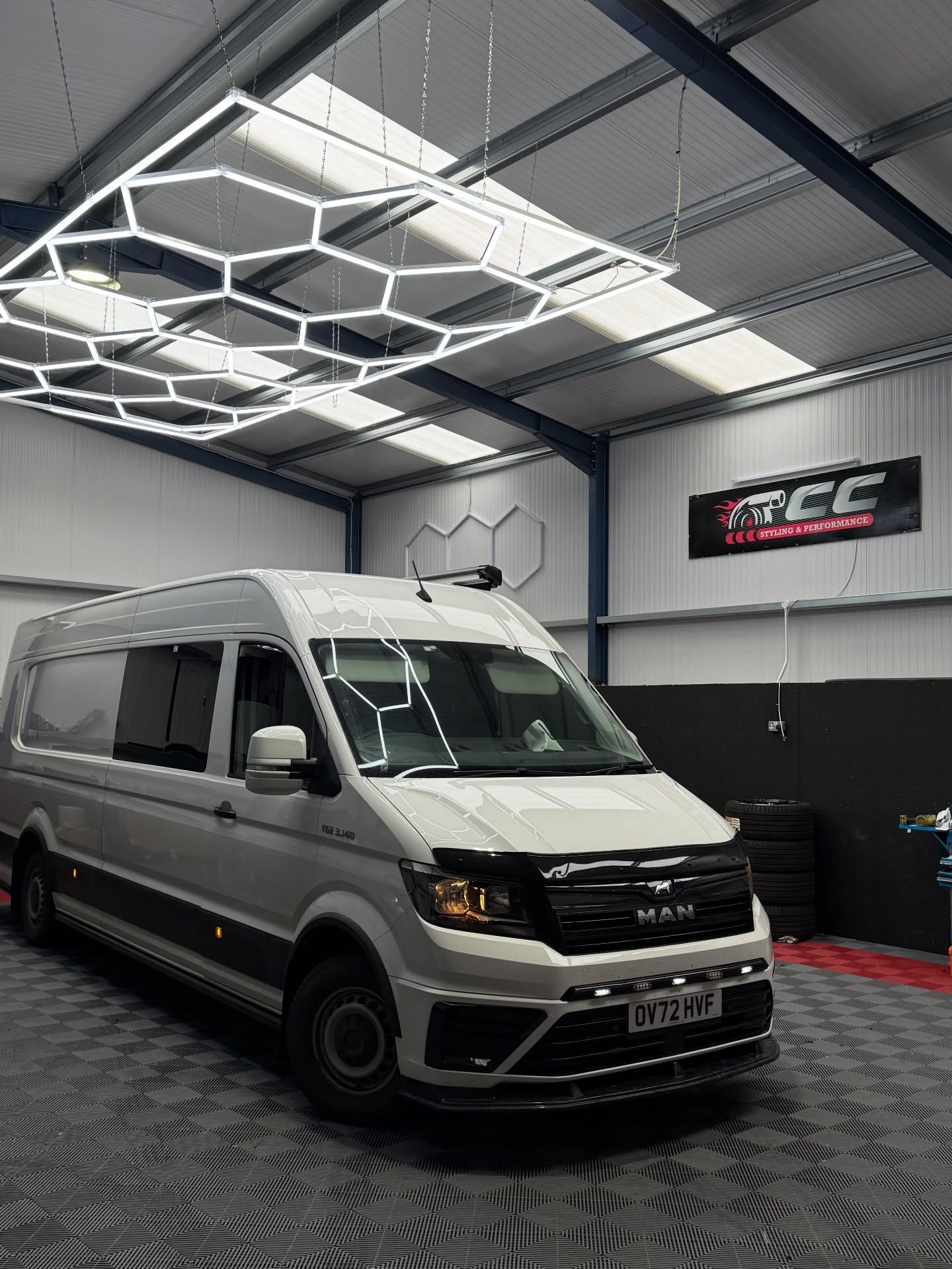 MAN 2017 van in the garage for some tints DM us to book yours in today #fyp