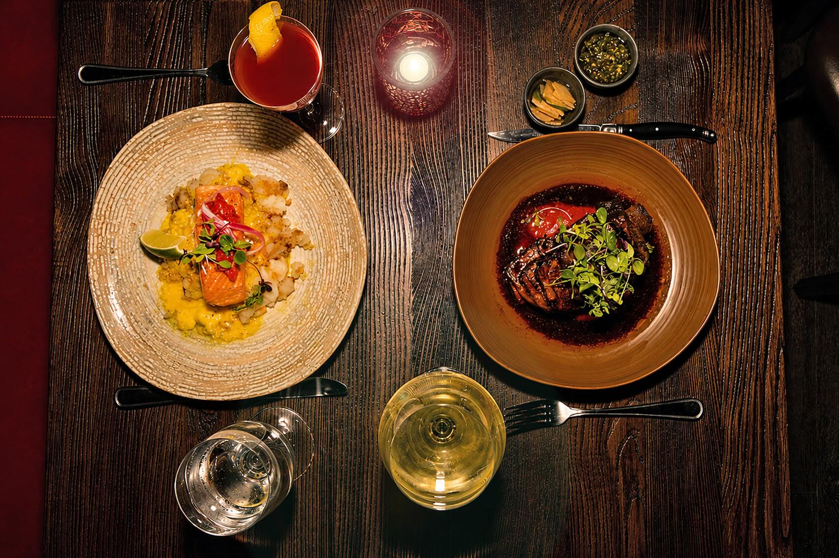 Bueno knows you're looking for a good time.
With it's hidden entrance tucked below the ground level of 25 Broad, @bueno_restaurantnyc brings a Latin-inspired menu to downtown Manhattan, complete with a sultry lounge and bar, and dining room that sits behind the room's original, historic bank vault door from the early 1900s.
Whether it's the design detail, the hand-rolled tortillas, or the top shelf Mezcal... you'll know when you've arrived at Bueno.