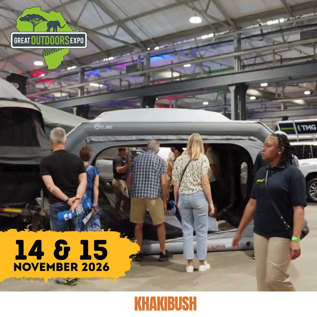 ...This is what your day could look like at the Great Outdoor Expo 2026.
📍 Durban Exhibition Centre
🗓 14–15 November 2026
🎟 Tickets and stands available now: goexpo.co.za (link in bio)
#GreatOutdoorsExpo #OutdoorGear #KZN #MadeInSA #DontMissOut #AdventureAwaits #4x4SA #OutdoorCommunity #SeeYouThere #SouthAfricaAdventures #GreatOutdoorExpo #khakibushmagazine