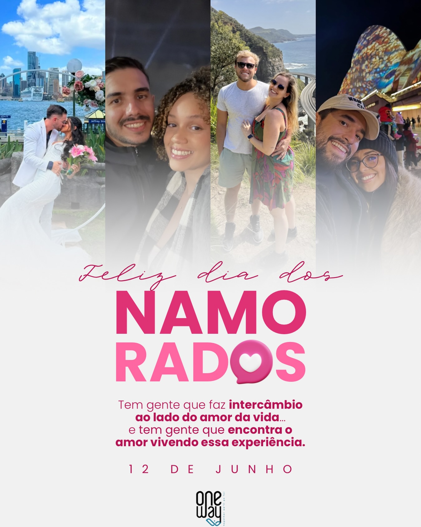 O intercâmbio muda vidas de muitas formas diferentes. 🌍❤️
Tem casal que decide embarcar junto e viver lado a lado cada descoberta, desafio e conquista dessa experiência. E também tem aqueles que se encontram do outro lado do mundo… e fazem uma viagem mudar completamente suas histórias.
No fim, o intercâmbio vai muito além de estudar inglês ou conhecer novos lugares. Ele conecta pessoas, cria memórias e transforma caminhos. ✈️✨
Feliz Dia dos Namorados para todos os casais que estão vivendo, ou começaram essa aventura juntos. 💙
#IntercambioAustralia #OneWayIntercambio #morarfora #diadosnamorados