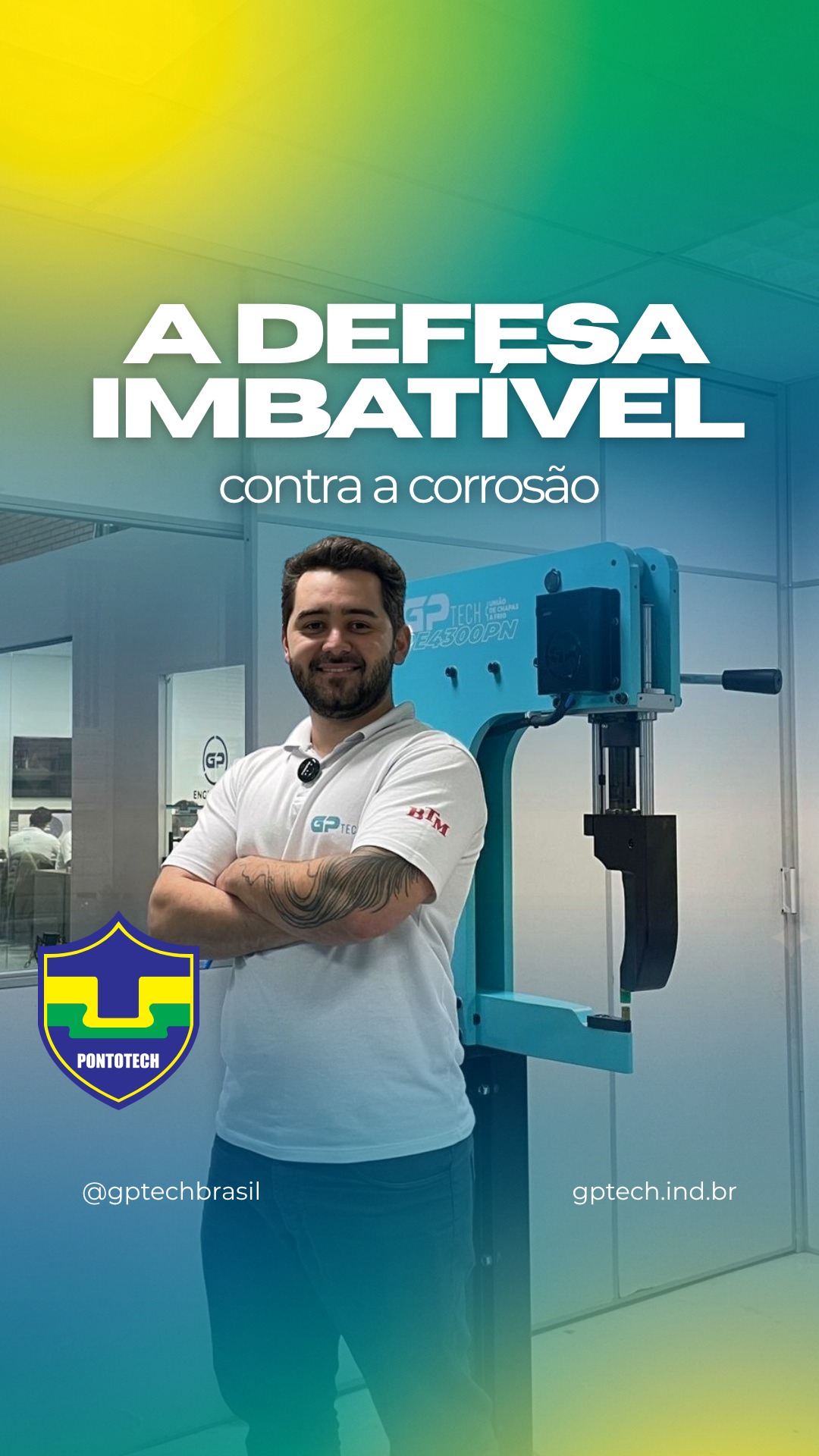 A corrosão é o adversário mais silencioso da sua indústria. E o calor da solda é a falha na defesa que abre espaço para o ataque.
O PontoTech aplica união por conformação MECÂNICA a frio. Sem fagulha, sem fumaça, sem queimar a camada galvânica.
Sua peça sai pronta para o título da durabilidade.
Fale com um especialista agora mesmo!
#PontoTech #GPTECH #HexaGPTECH #UniaoAFrio #ChapaGalvanizada #ConformacaoMecanica #DurabilidadeIndustrial