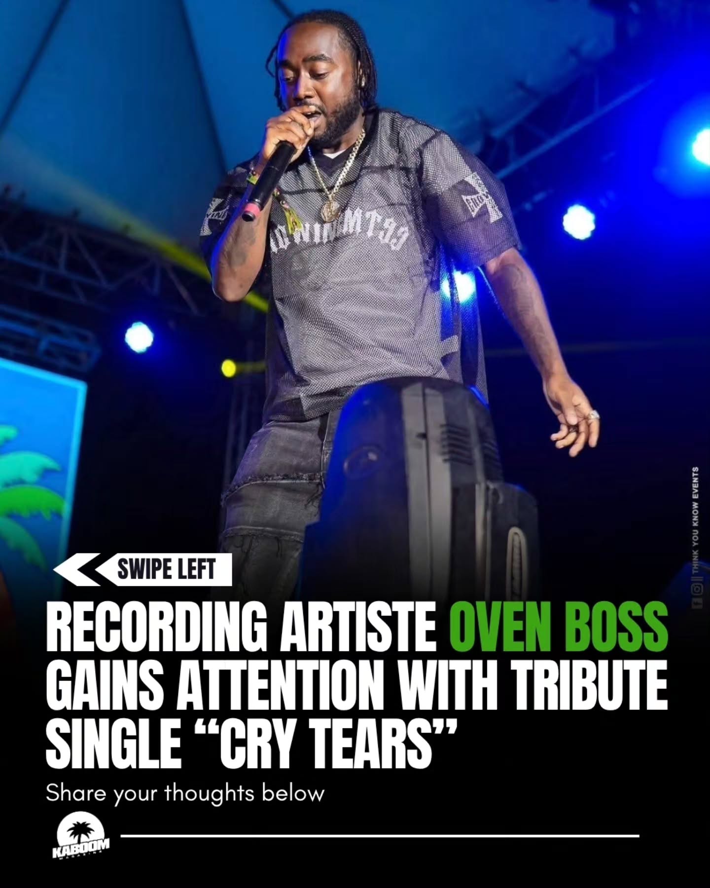 Recording artiste Oven Boss is gaining attention with his latest release, “Cry Tears,” a deeply personal single dedicated to his late brother.
The artiste has expressed gratitude for the strong response the track has received so far, with the emotional release, produced by Poohdan, continuing to resonate with listeners.