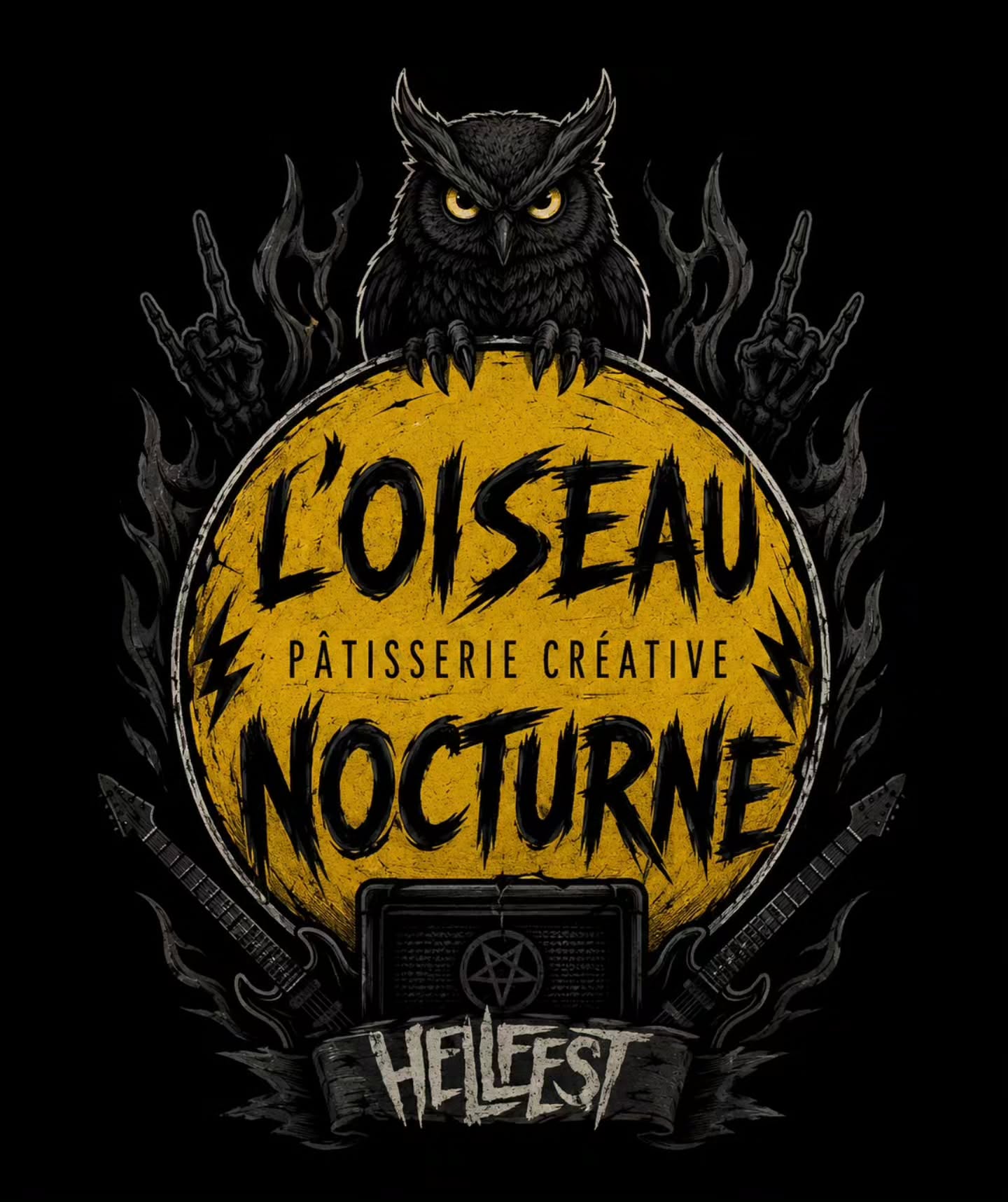đ„ @loiseaunocturne s'offre une nouvelle image, pour quelques jours seulement mais fallait bien marquer le coup đ
Le Hellfest, ce n'est pas juste un festival pour moi, câest une culture, une esthĂ©tique, des valeurs, des souvenirs et des groupes qui ont accompagnĂ© une bonne partie de ma vie. Alors cette annĂ©e, j'avais envie que L'Oiseau Nocturne porte aussi ces couleurs-lĂ . Qui sait, peut-ĂȘtre qu'un jour j'aurai la chance de collaborer avec le Hellfest et d'imaginer des crĂ©ations signature. Pour le moment ce n'est qu'un rĂȘve... mais les plus belles aventures commencent souvent comme ça. đ
Heureuse de voir ma petite chouette en version mĂ©tal, merci lâIA, le merch serait incroyable đ #vivementlacollab dâici lĂ ...
On se retrouve en enfer. đ€đ»đ€đ»đ€đ»
đ„đ„ J-1 đ„đ„
#Hellfest #LOiseauNocturne #Metalhead #Hellfest2026