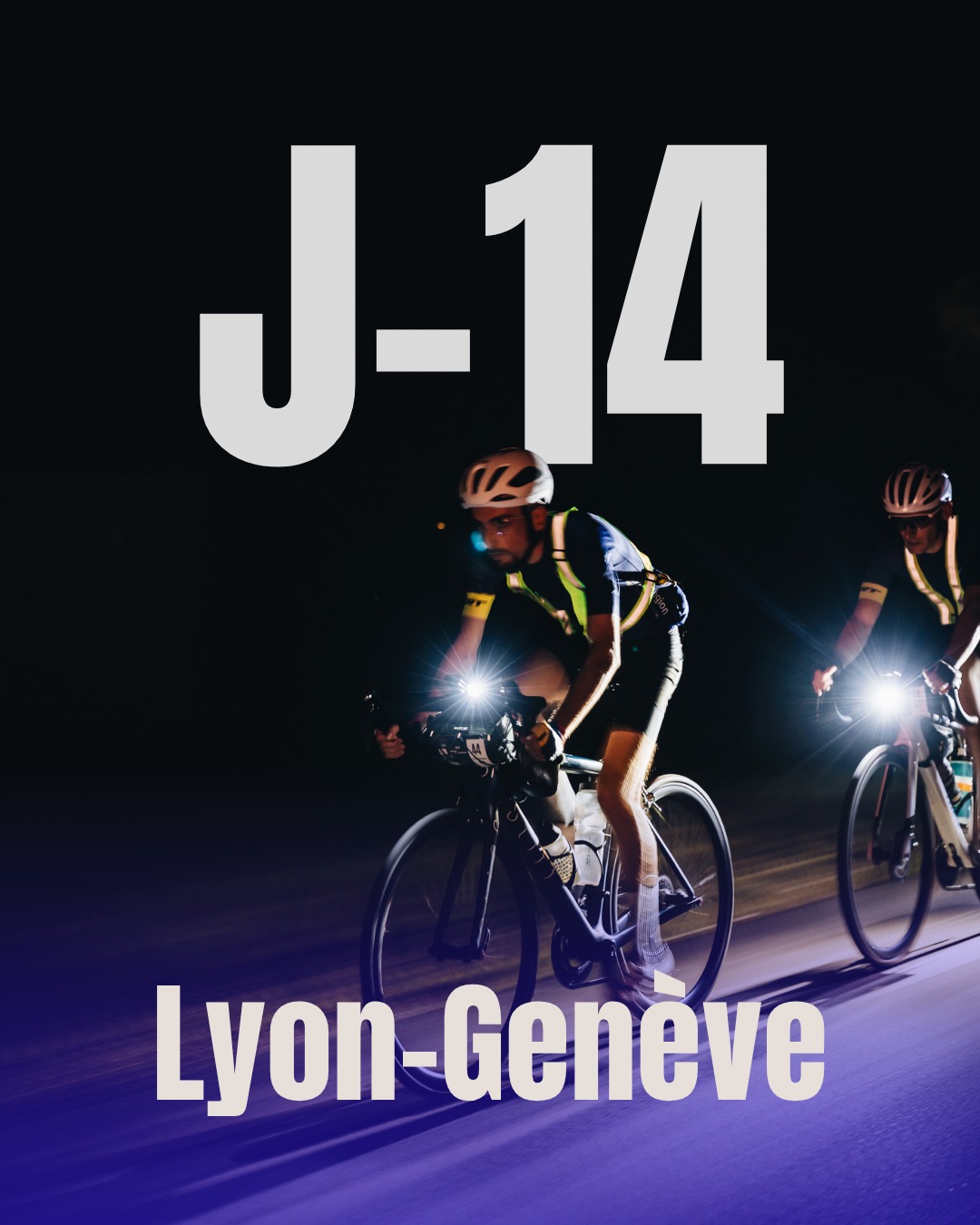 ⏳🚴♂️ J-14 avant la Lyon–Genève
Dans 14 jours, le départ sera donné pour 300 km d’aventure entre Lyon et Divonne🌙
Une nuit, un défi, une expérience à part
La tension monte… les derniers réglages se préparent 👀
👉 Inscriptions sur Sport N Connect
#LyonGeneve #J14 #UltraCycling #Cyclisme #Avelo #PassionVelo