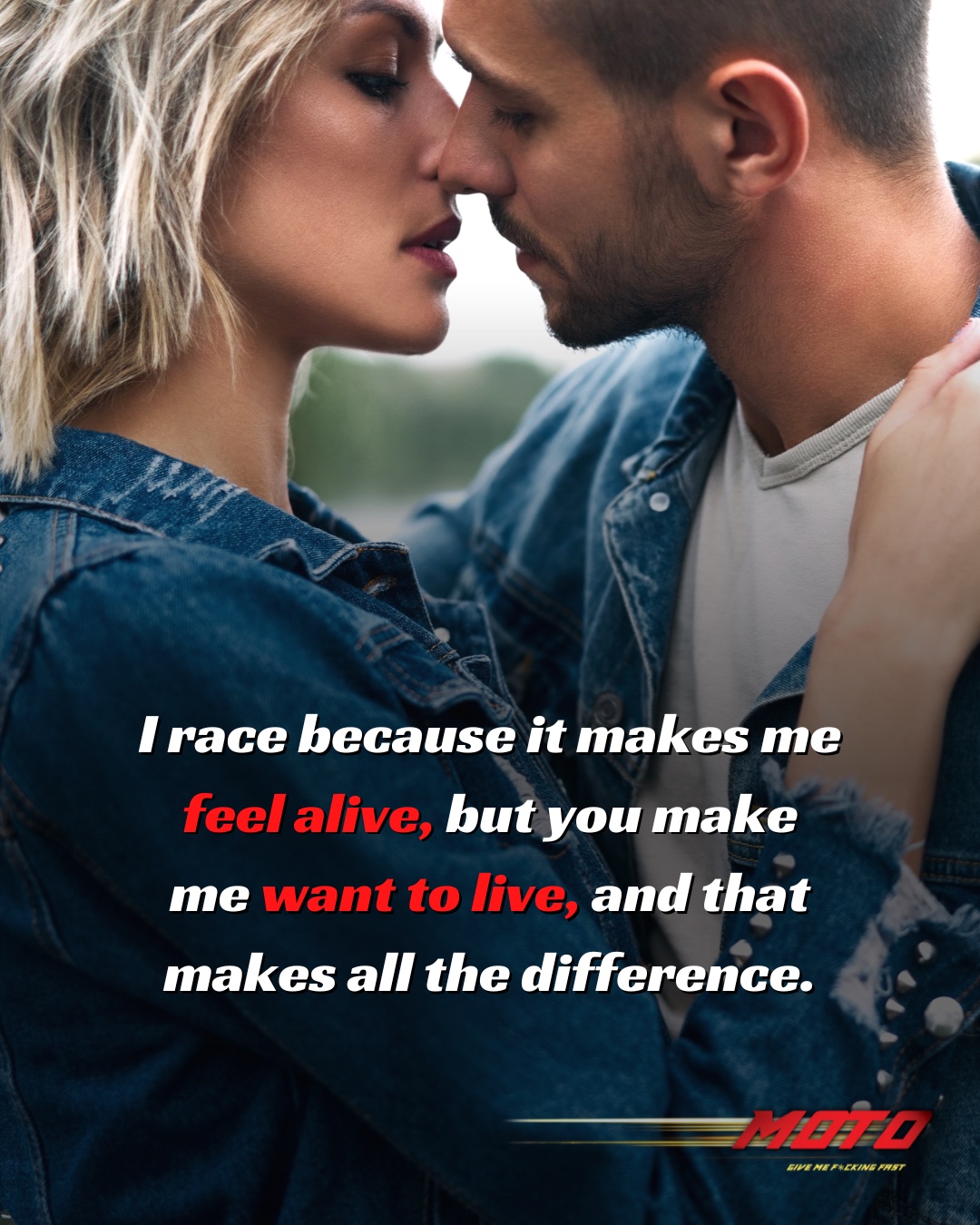 Get caught between two hot brothers and go on a wild ride with Moto!
📕 Read today: https://geni.us/motoMnever
🎧 Or grab your headphones and listen!
“You have me, baby. You have me in a way no one has ever had me. Since that moment in the hospital.”
“What moment?”
“When I told you to put your mouth on me and you kissed me. It felt like a chemical reaction. Something unexpectedly shifted. You owned me before I even realized it. Before I could even stop it.” I tilt her face up. “But I can’t stop being who I am. I race because it makes me feel alive, but you make me want to live, and that makes all the difference.”
“When did you become so poetic?” Kayla tries to hide her flattered expression.
“When I met a woman who gave the word love a definition,” I reiterate. Because it’s the truest of truths. Love was on the same meaningless level as f**k until Kayla.
“Your sentimental side is turning me on.”
“You have me, baby. You have me in a way no one has ever had me. Since that moment in the hospital.”
“What moment?”
“When I told you to put your mouth on me and you kissed me. It felt like a chemical reaction. Something unexpectedly shifted. You owned me before I even realized it. Before I could even stop it.” I tilt her face up. “But I can’t stop being who I am. I race because it makes me feel alive, but you make me want to live, and that makes all the difference.”
“When did you become so poetic?” Kayla tries to hide her flattered expression.
“When I met a woman who gave the word love a definition,” I reiterate. Because it’s the truest of truths. Love was on the same meaningless level as fuck until Kayla.
“Your sentimental side is turning me on.”
#mcromance #contemporaryromancereads #romanceaudiobooks #kindleunlimited
