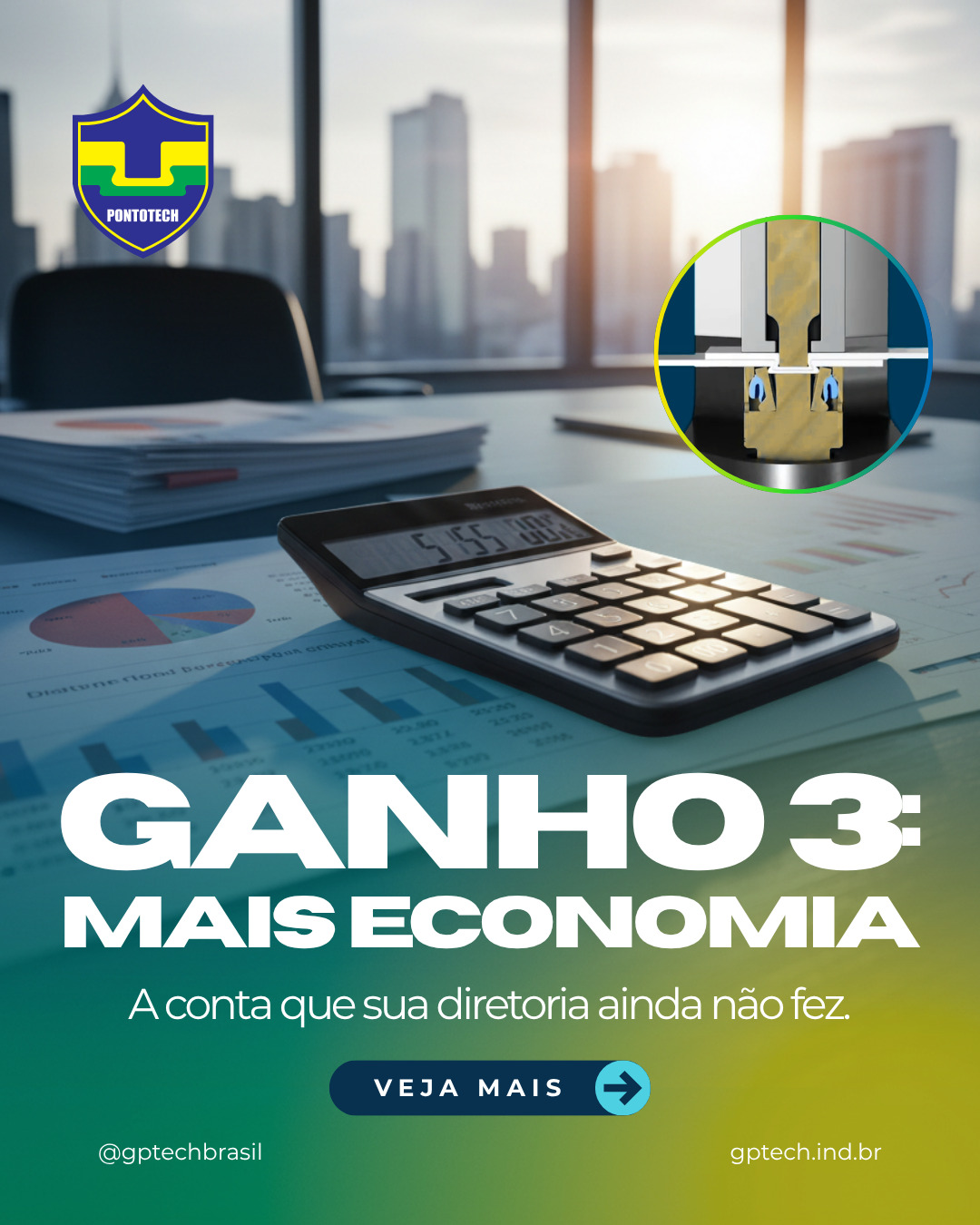 A conta da fixação industrial é maior do que parece. Insumo, energia, mão de obra qualificada e retrabalho compõem um custo unitário que quase nunca é orçado por inteiro. O PontoTech zera as três primeiras parcelas e elimina a quarta. Quinto ganho do Hexa GPTECH em números. Vale o cálculo.
Fale com um especialista agora mesmo! (Link na Bio)