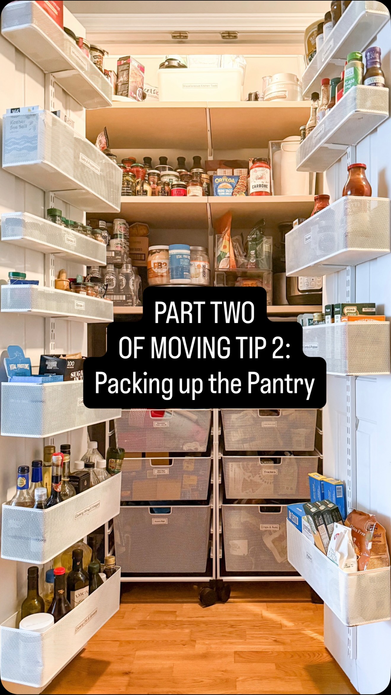 Part 2 of Moving Tip 2: packing the pantry
Also: IG Reels feel increasingly complicated to navigate when creating AND cut off at 3 minutes - both are annoying.
Social media, not my first love. Organizing and wardrobe styling are, I’ll stay over there in my lane 👀🙈
Follow here for more dry humor and organizing hacks🤗
Happy Friday 😆🥂