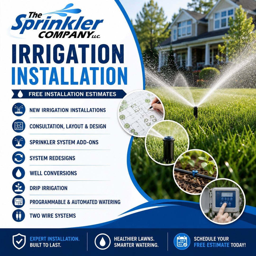 💧 Upgrade Your Property With a Professionally Designed Irrigation System 🌱
A properly installed irrigation system does more than keep your lawn green—it saves time, conserves water, and protects your investment.
Whether you’re building a new landscape or upgrading an existing system, our team will design a solution tailored to your property’s needs.
https://www.thesprinklerco.com/services
#TheSprinklerCompany #IrrigationInstallation #SprinklerSystem #LawnCare #LandscapeDesign #DripIrrigation #SmartWatering #IrrigationExperts #SouthJersey