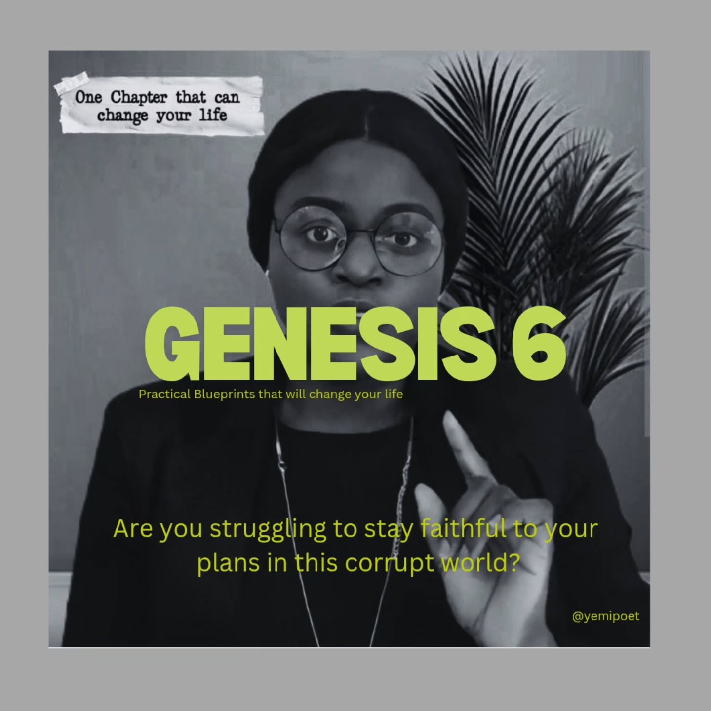 Genesis 6 reminds us that even when everything around you is off track, we still have the power to choose what is right.
#genesis6 #growthmindset #biblewisdom