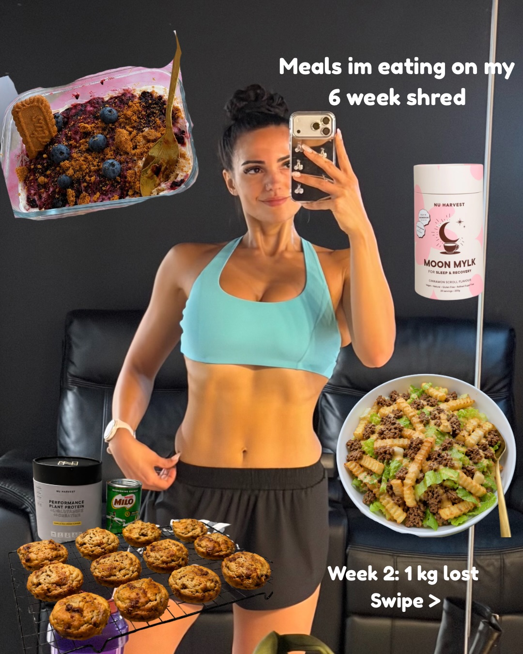 Week 2 - 1kg down total 💃🔥
And honestly? It hasn’t been perfect.
I’ve still been social, enjoyed some drinks over the weekend, eaten out once this week and lived my life.
But I’ve stayed consistent.
That’s the difference.
No cutting out food groups.
No saying no to every social event.
No starting again every Monday.
Just sticking to the plan most of the time and enjoying meals that actually taste good 😍
SWIPE through to see some of the meals I’ve been eating this week, all straight from my brand new SHRED program 👏
Inside SHRED you’ll get:
✅ Structured meal plans
✅ Budget-friendly recipes
✅ High-protein meals
✅ Grocery lists
✅ Takeaway cheat sheets
✅ Easy-to-follow nutrition guidance
✅ Recipes the whole family will enjoy
Fat loss doesn’t come from being perfect.
It comes from being consistent enough for long enough.
If you’re ready to lose body fat without giving up your social life, comment “FAT LOSS” below and I’ll send you the details 👇🤍
Let’s SHRED 🔥
#FatLossJourney
#HighProteinMeals
#WeightLossTips