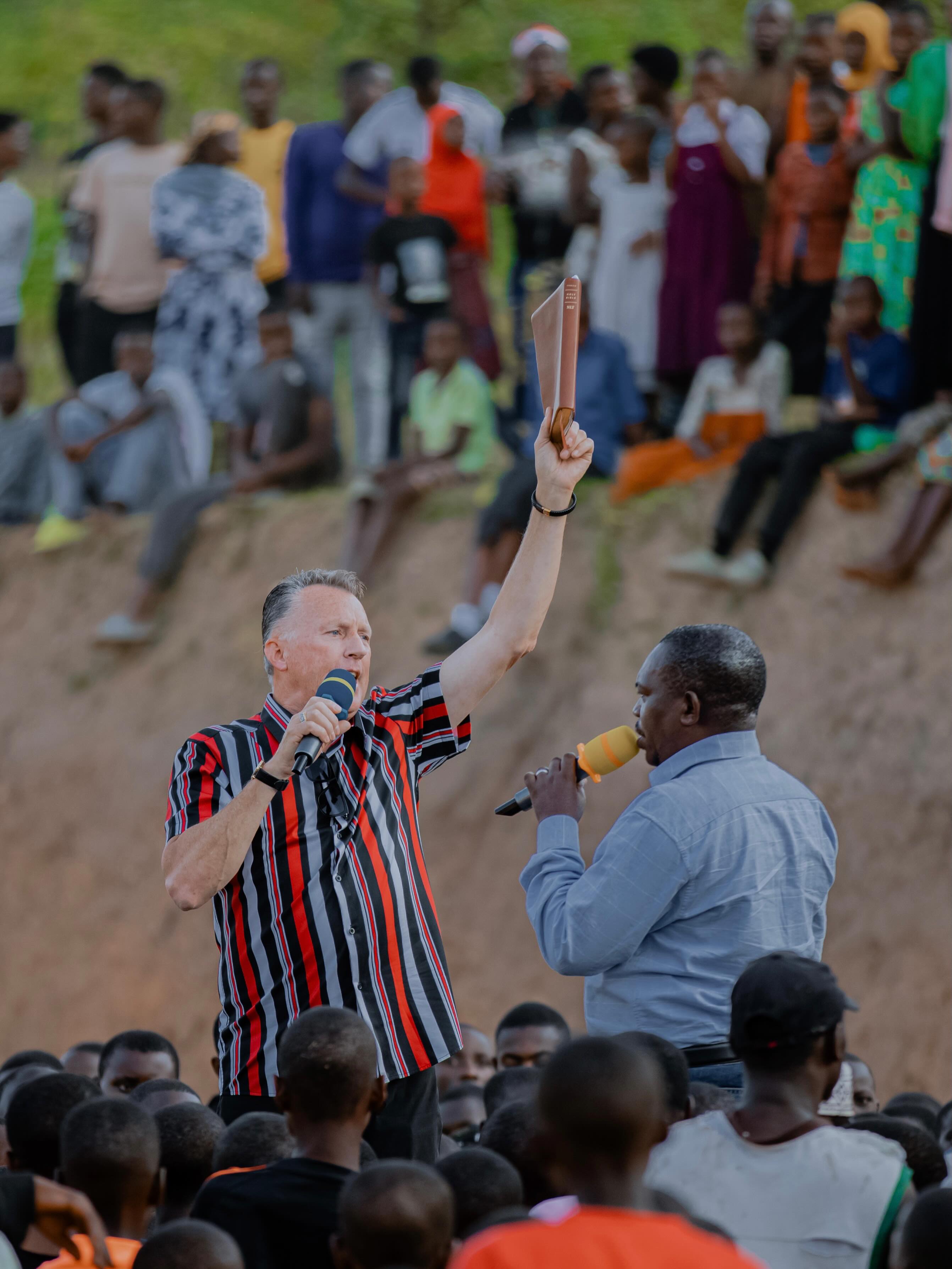 Jesus is here with Open Arms, Crusade #5, 5000 people in attendance 1000+ came to Christ. This was an amazing God ordained time. Local Government leaders, Military, Police and High Ranking Government officials were all there and were so thankful for Jesus and his presence. To God be the Glory